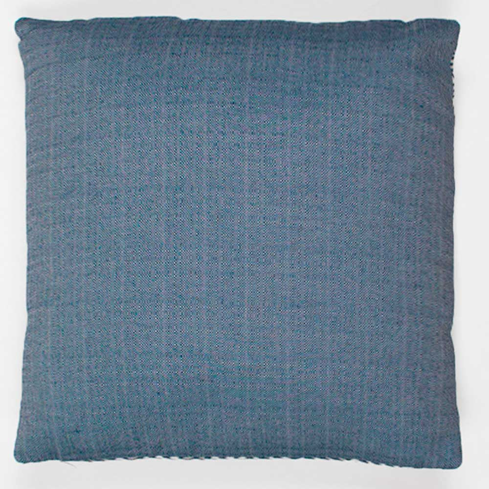 CUSCINO MADRAS JACQUARD 04 BLU