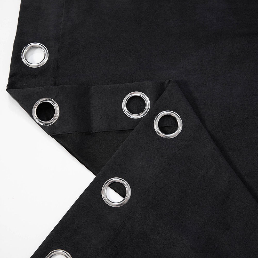 TENDA CON OCCHIELLI IN CAMOSCIO