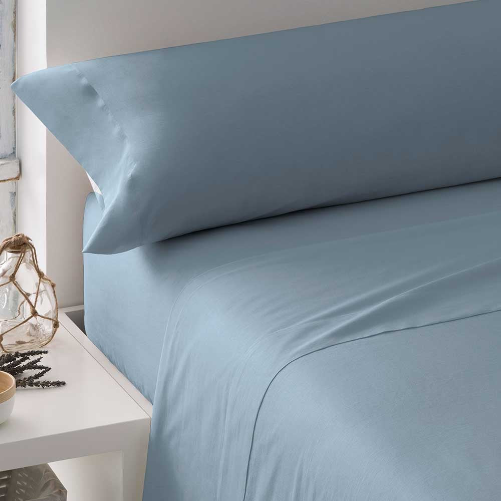 SET LENZUOLA PERCALE ALG TINTO