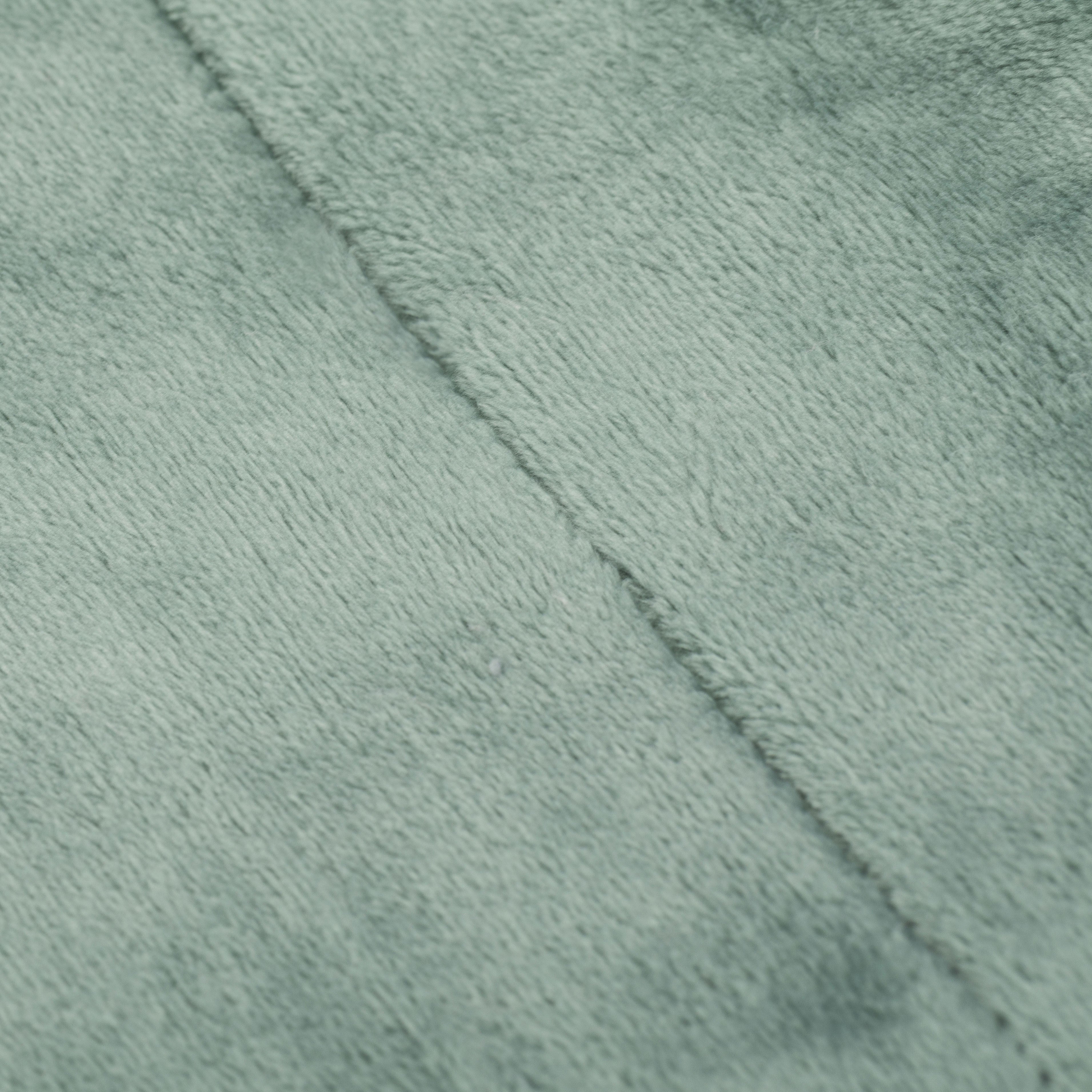 COPERTA SHERPA IN VELLUTO SOLIDO