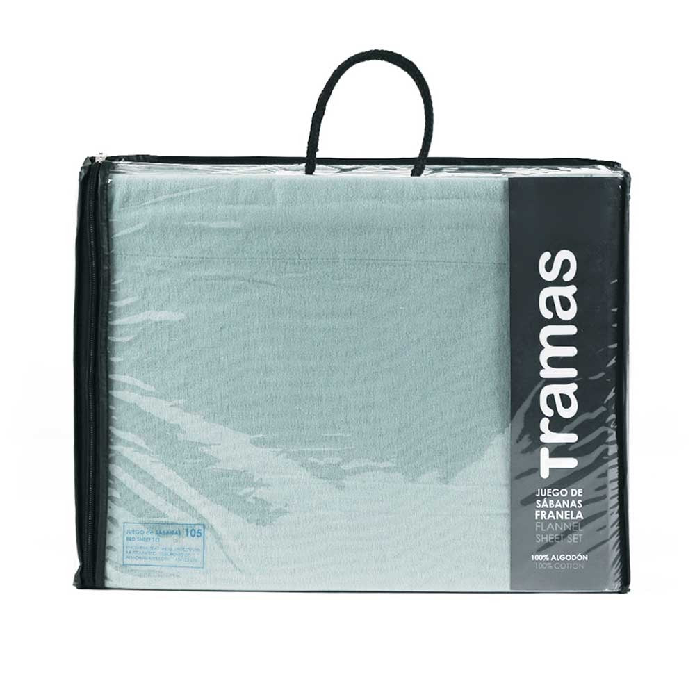 SET LENZUOLA IN FLANELLA SOLIDA