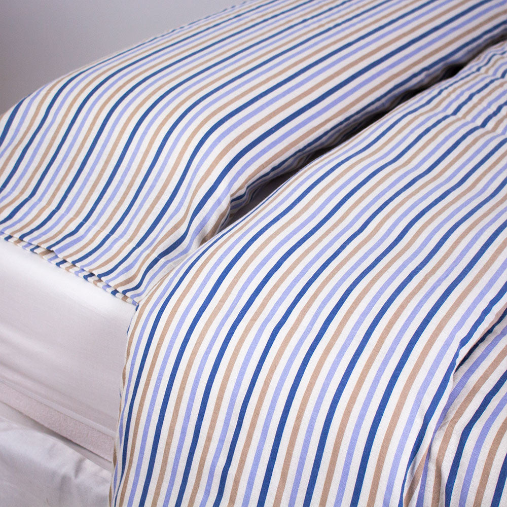 COPRIPIUMINO IN FLANELLA A RIGHE JUANJO