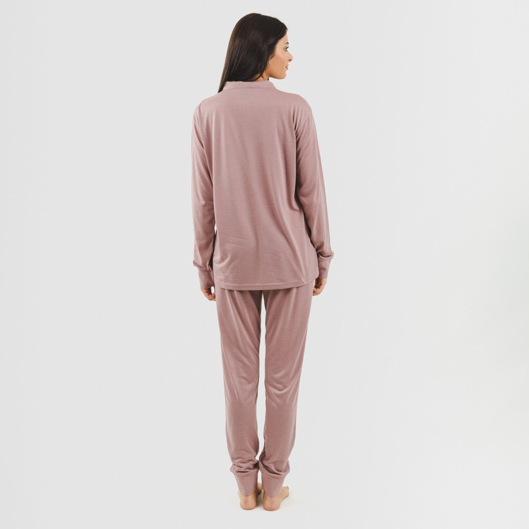 Completo sportivo da donna con giacca e cerniera semplice