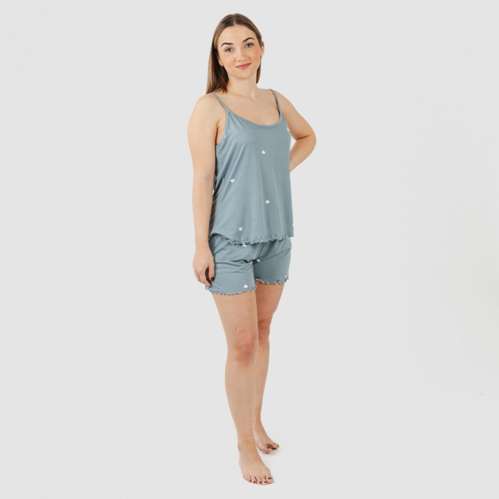 PIGIAMA DA DONNA CON SPALLINE SOFT HEARTS