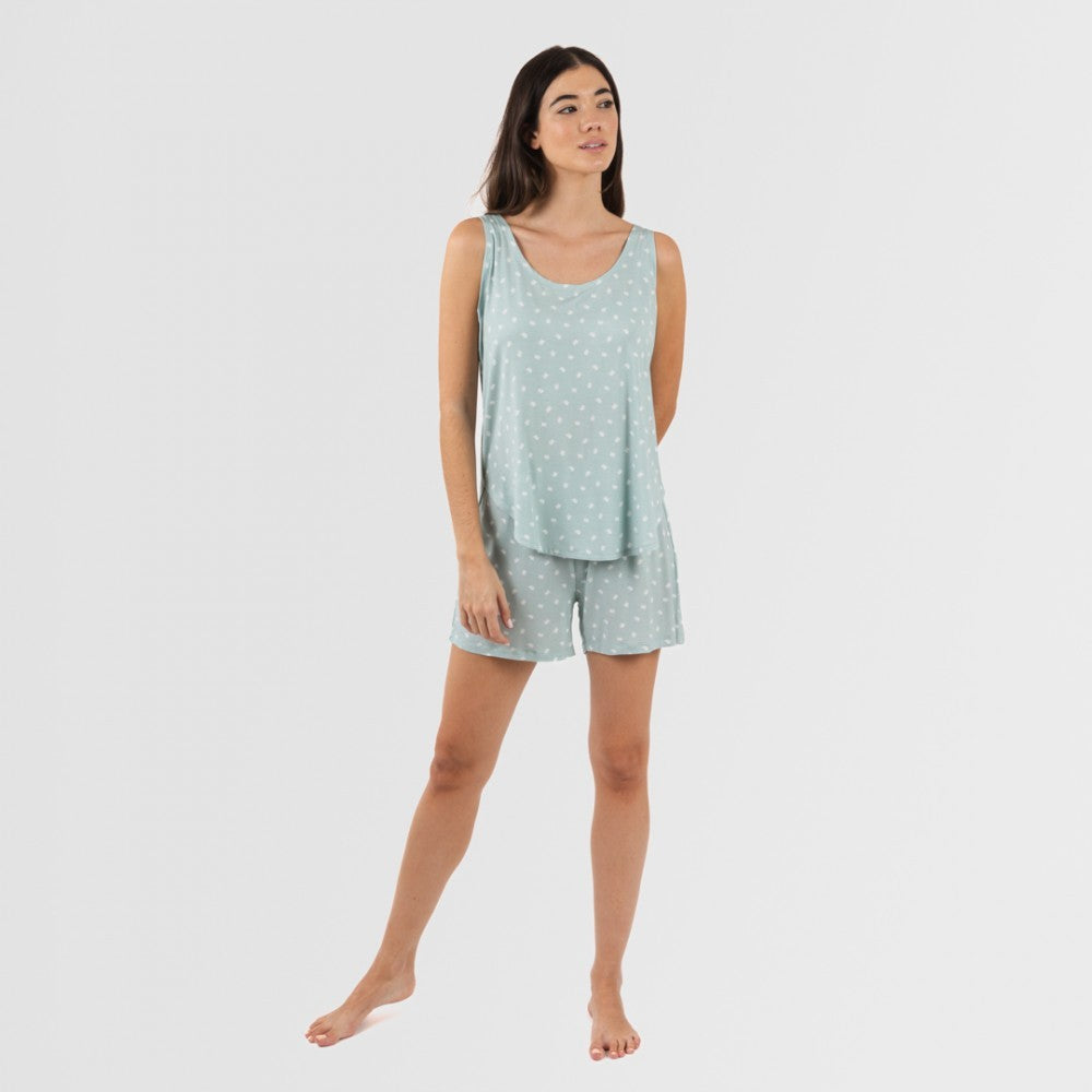 Pigiama da donna con spalline in viscosa Natalie