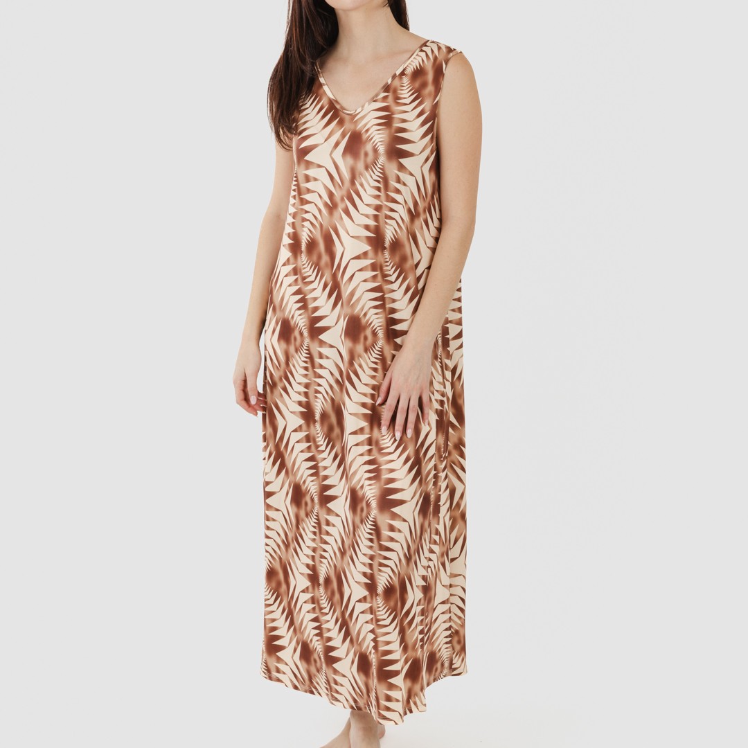 ABITO LUNGO MADISON CON SPALLINE MORBIDE