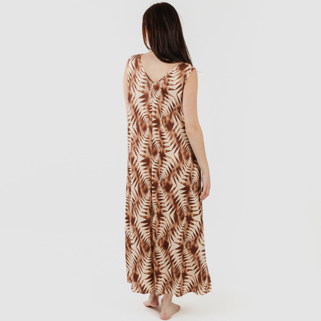 ABITO LUNGO MADISON CON SPALLINE MORBIDE