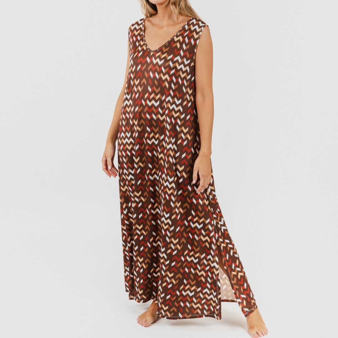 ABITO LUNGO CON SPALLINE MORBIDE ANDONI