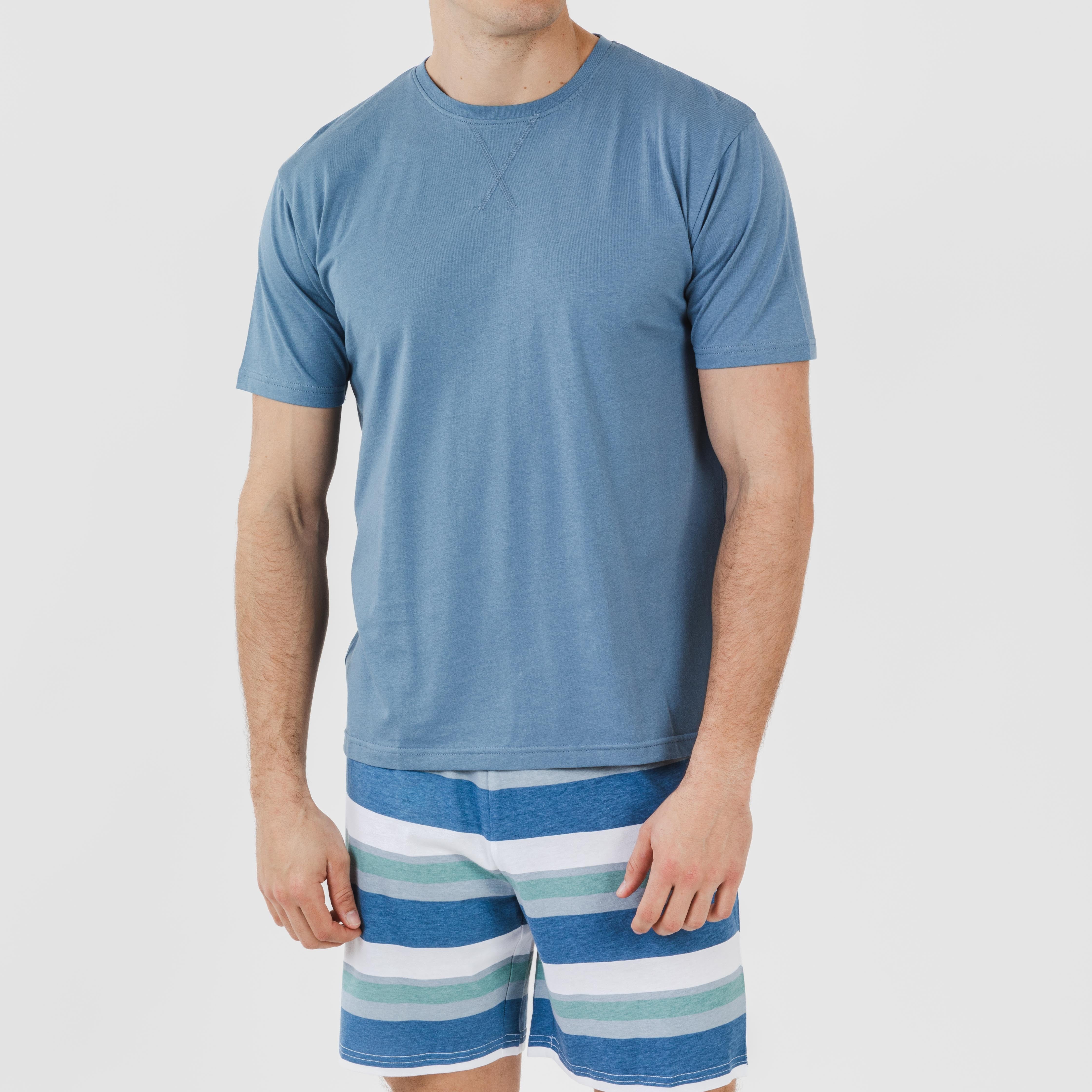 Pigiama corto a righe da uomo MARK