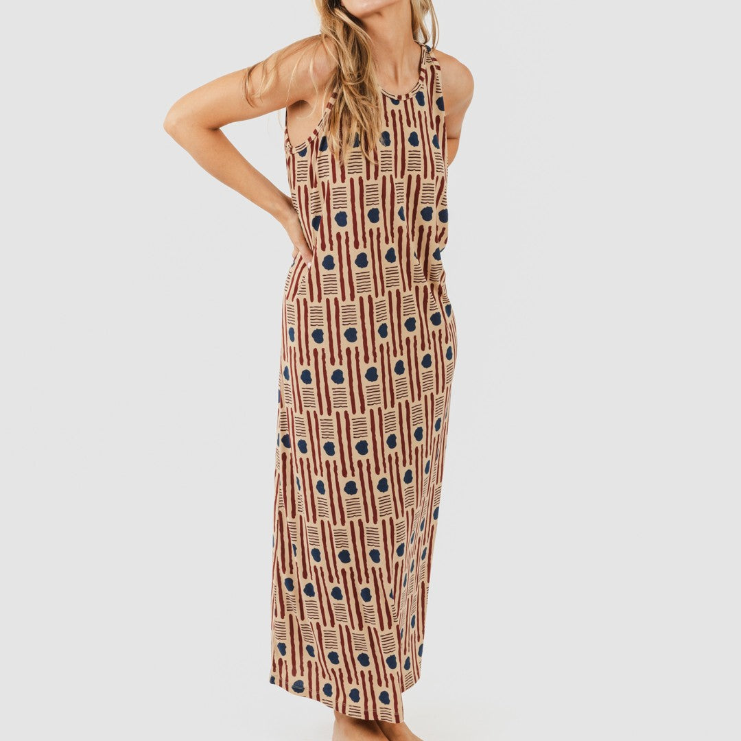 Abito lungo con spalline, ASH CREPE, taglia unica