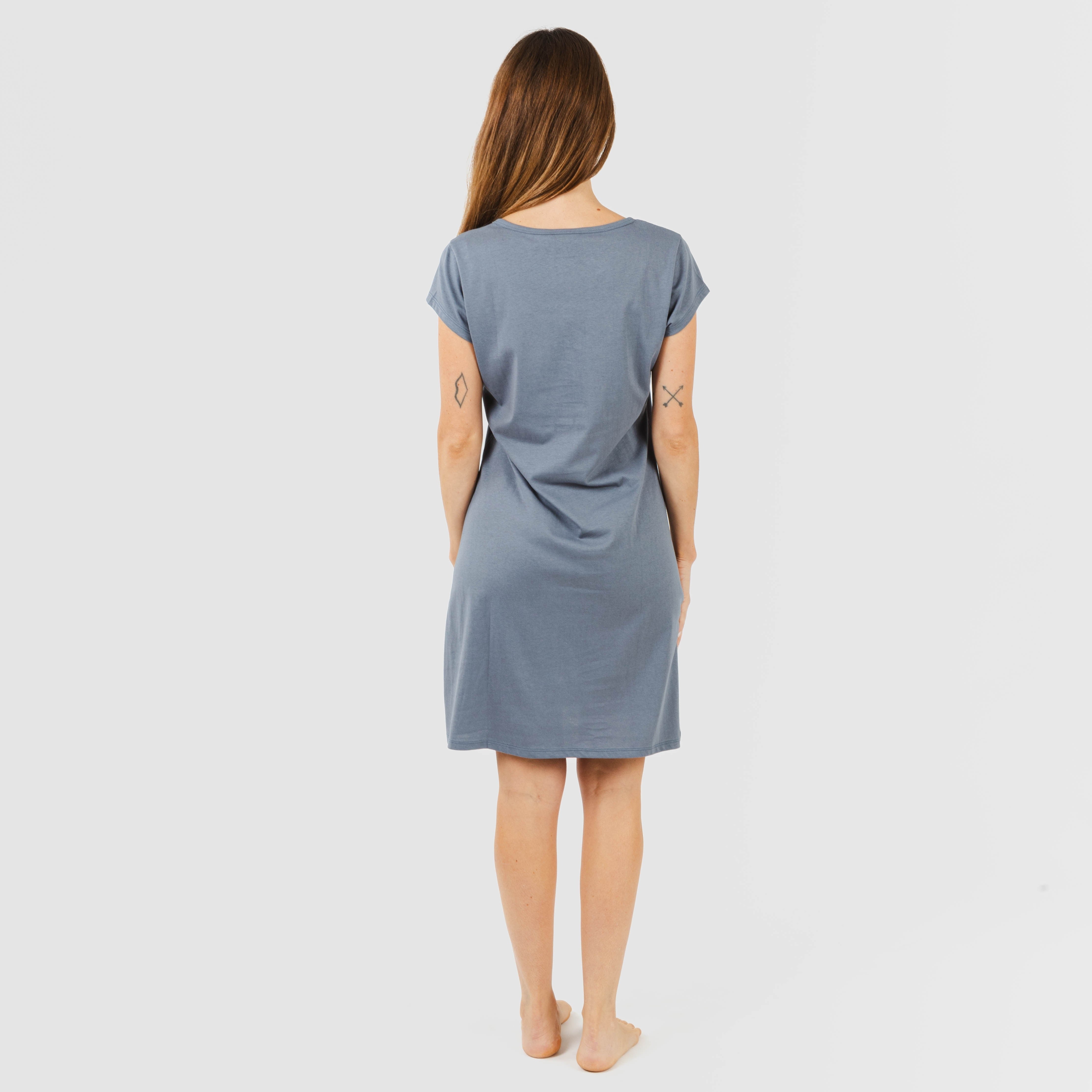 BLUSA DA DONNA A MANICHE CORTE SEMPLICI