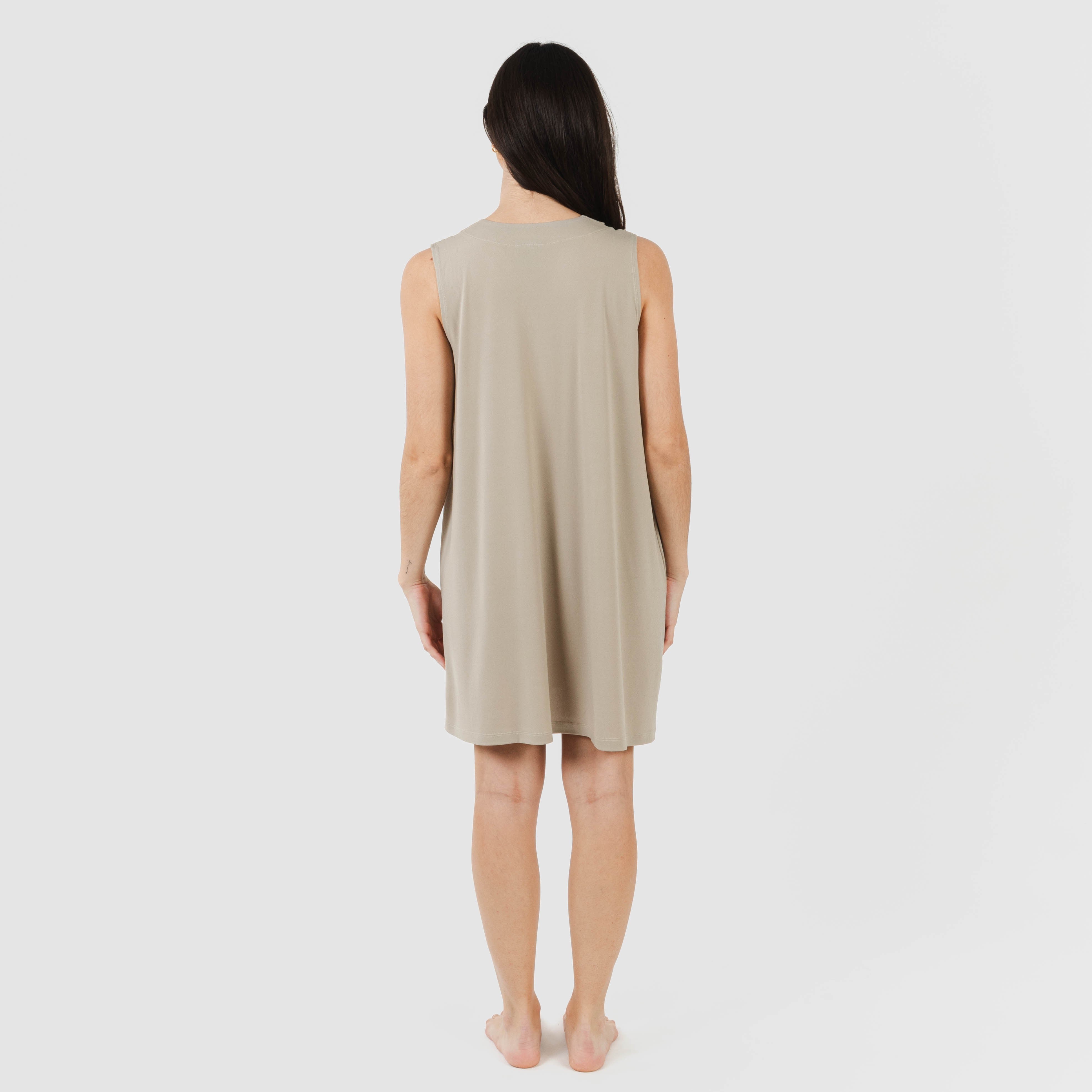 ABITO CORTO IN CREPE SEMPLICE