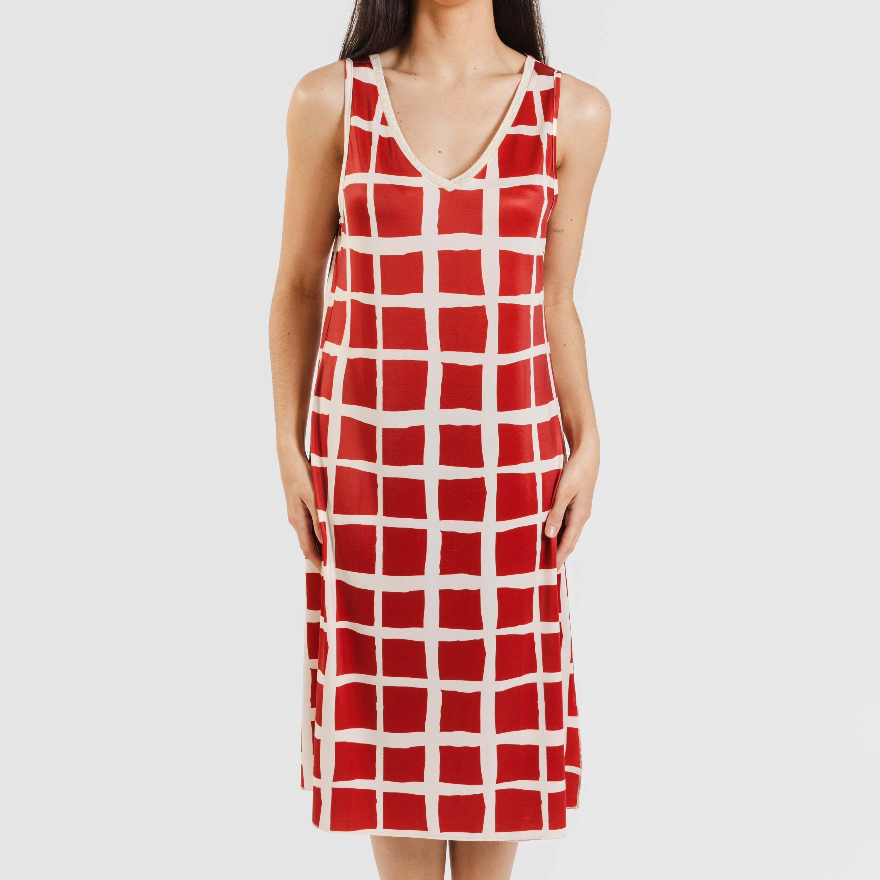 ABITO MIDI NAROA MORBIDO CON SPALLINE