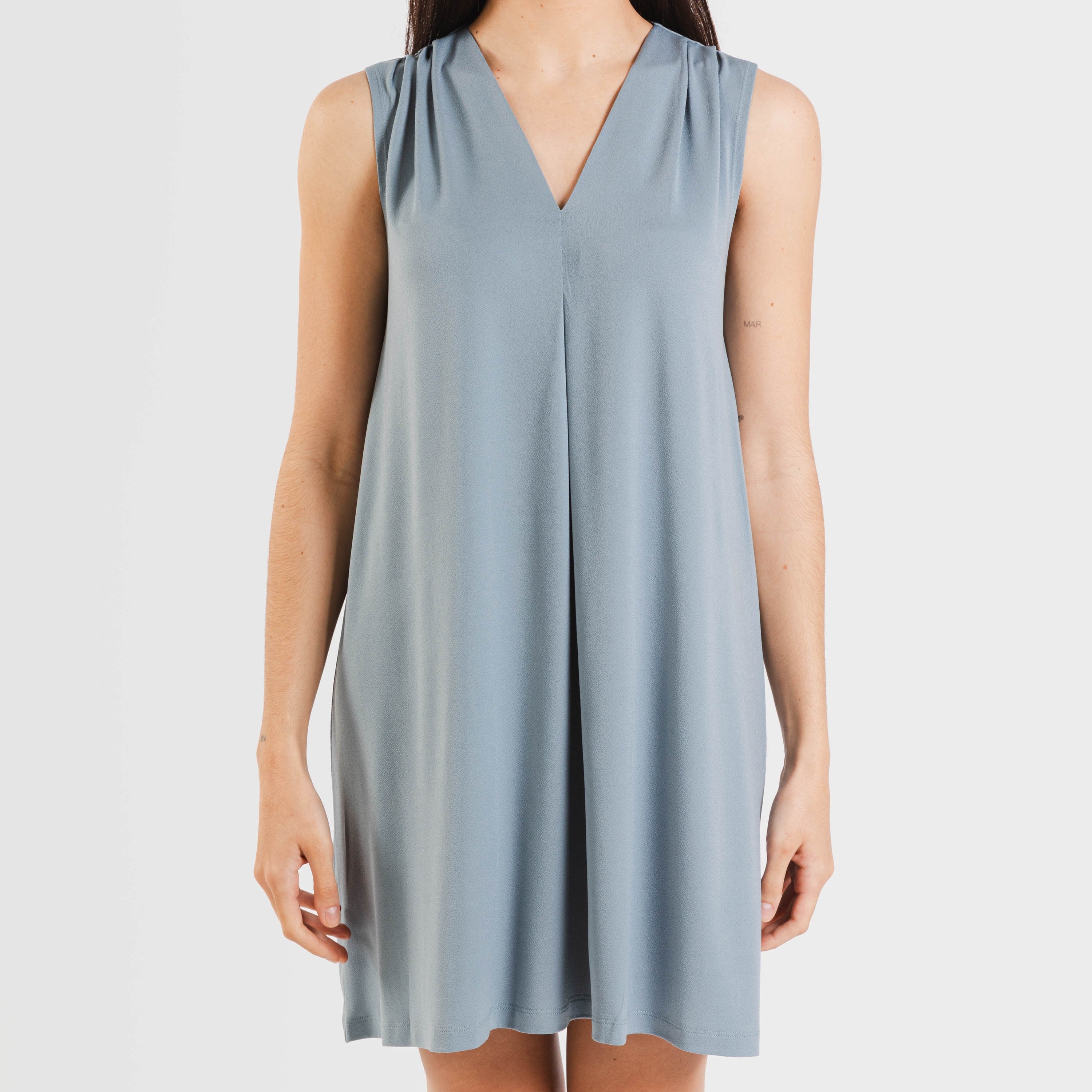 ABITO CORTO IN CREPE SEMPLICE