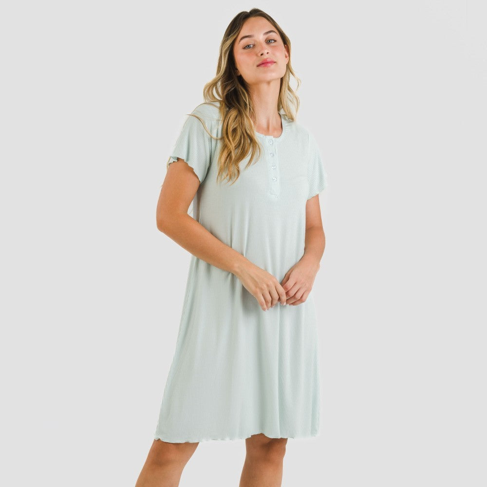 BLUSON A MANICHE CORTE A COSTINE IN VISCOSA TINTA UNITA