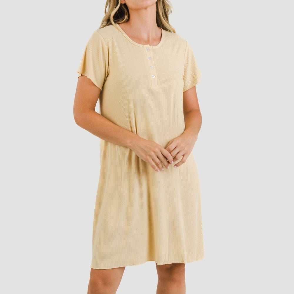 BLUSON A MANICHE CORTE A COSTINE IN VISCOSA TINTA UNITA