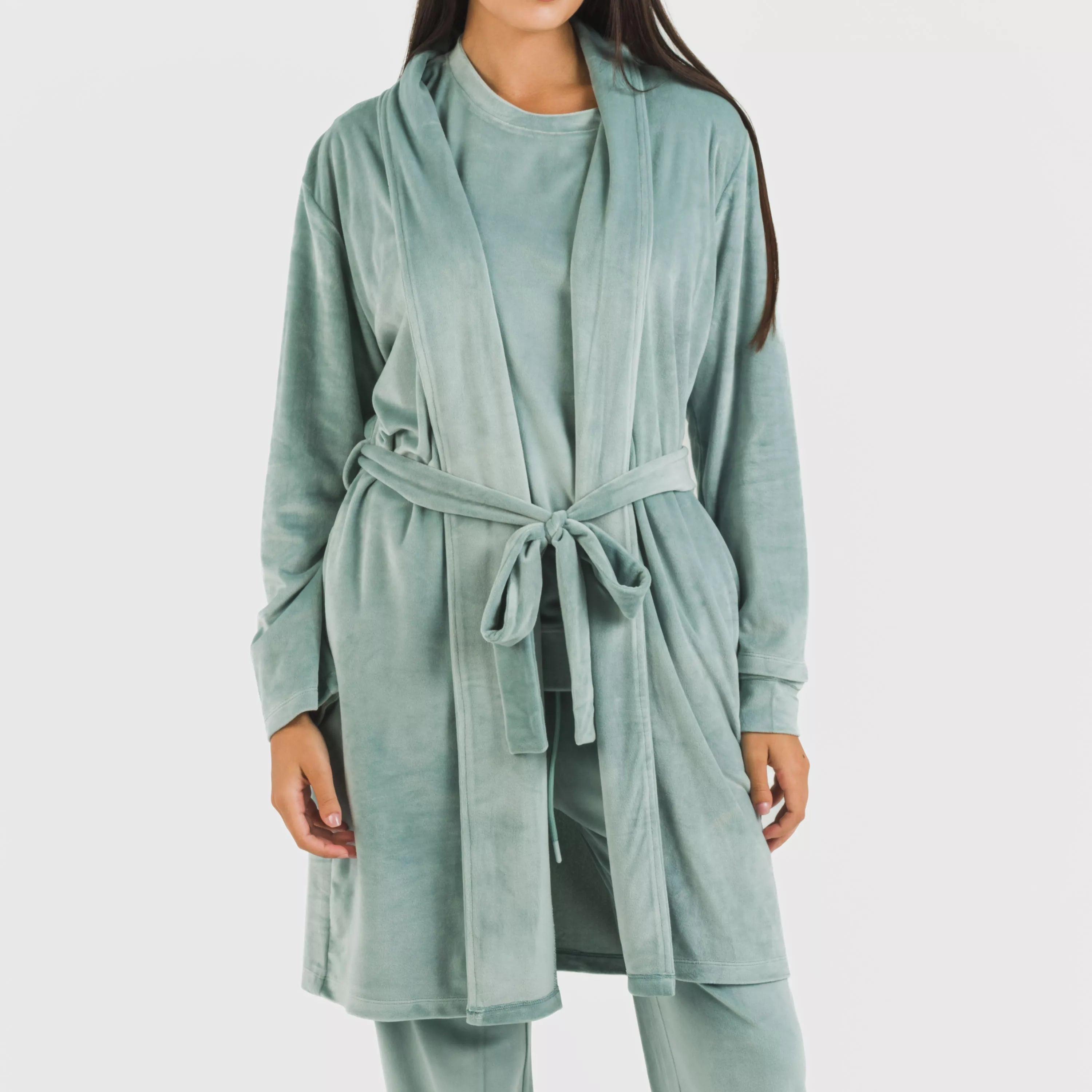 VESTAGLIA IN VELLUTO SEMPLICE