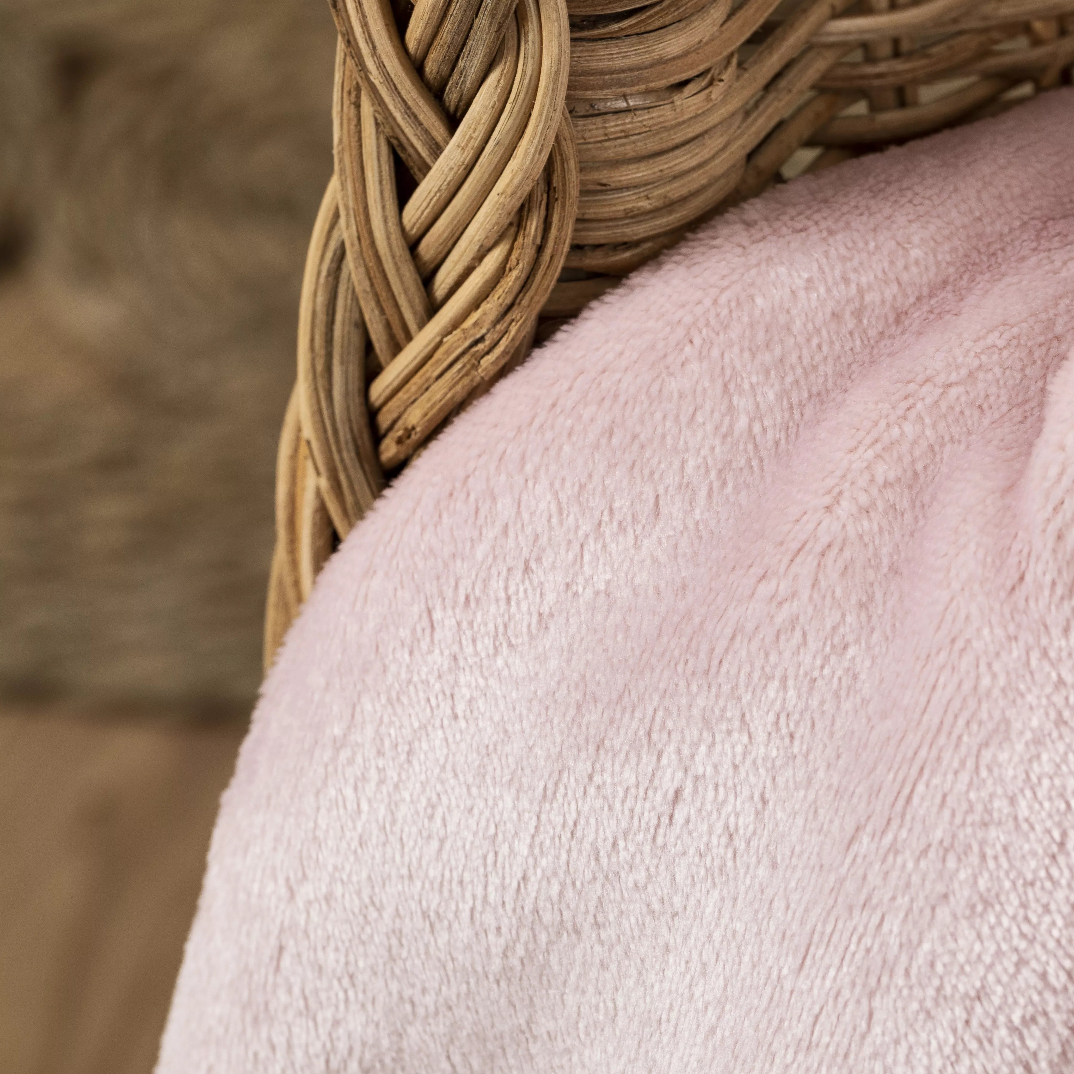 COPERTA SHERPA IN VELLUTO SOLIDO