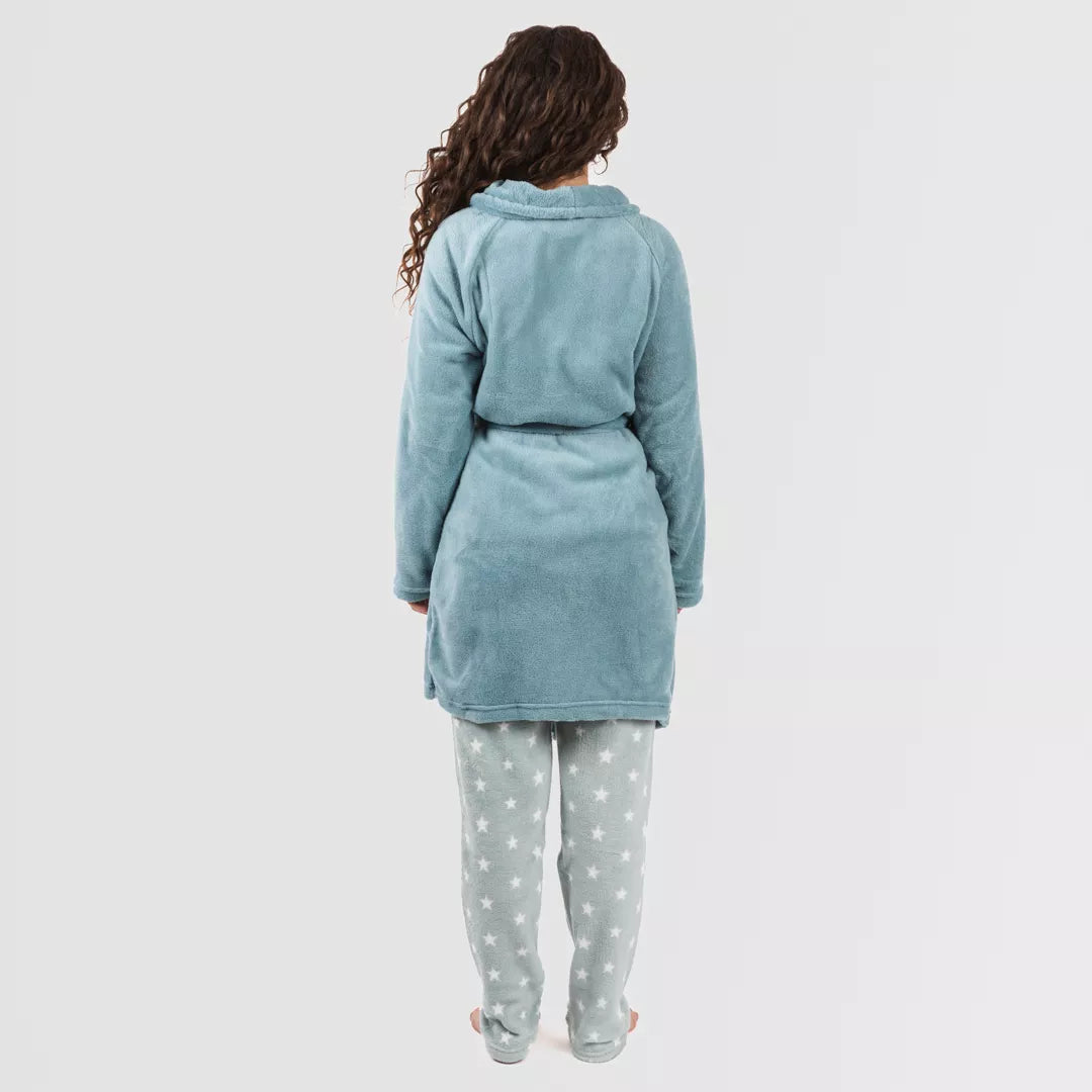 VESTAGLIA CORALLO DA DONNA IN TESSUTO SOLIDO