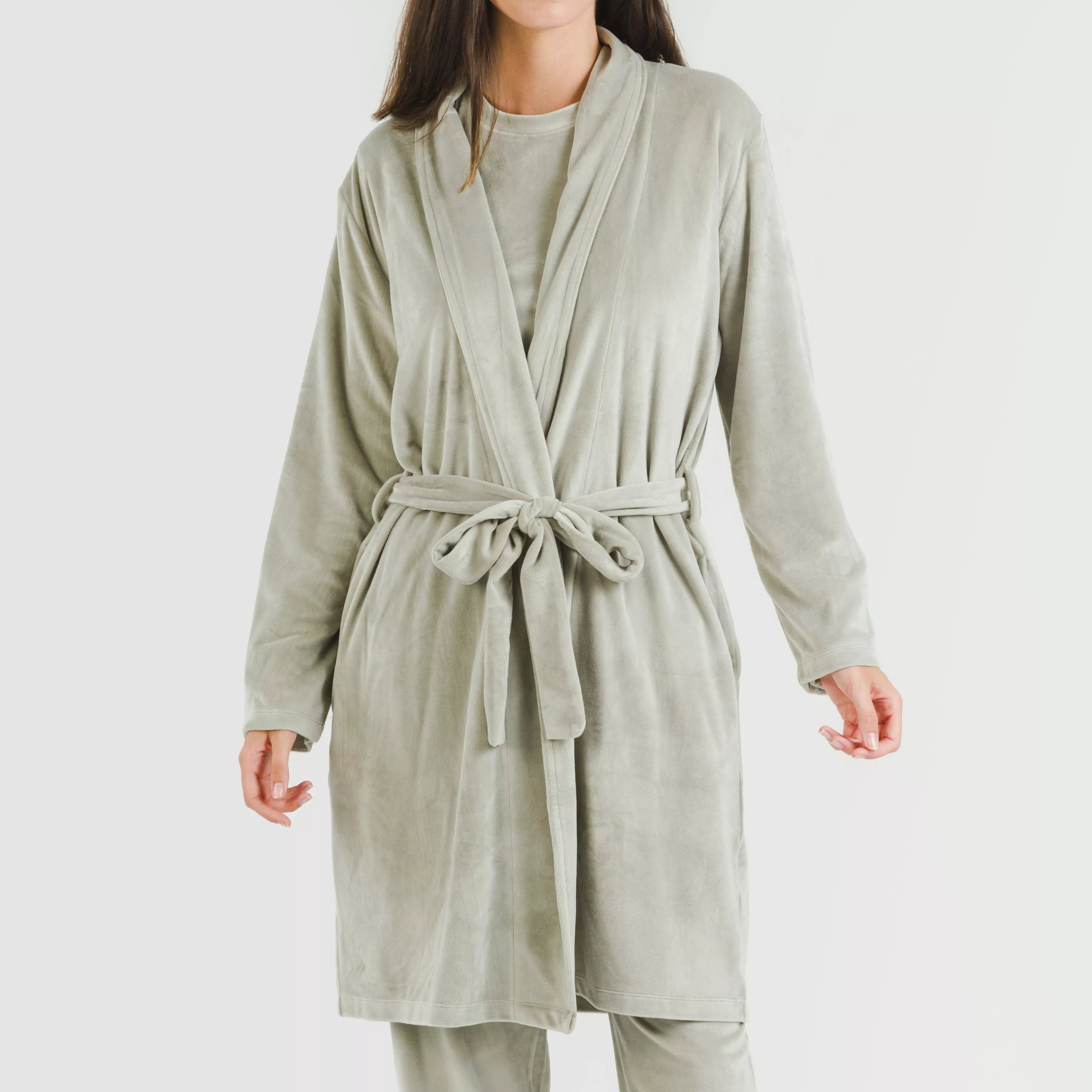 VESTAGLIA IN VELLUTO SEMPLICE