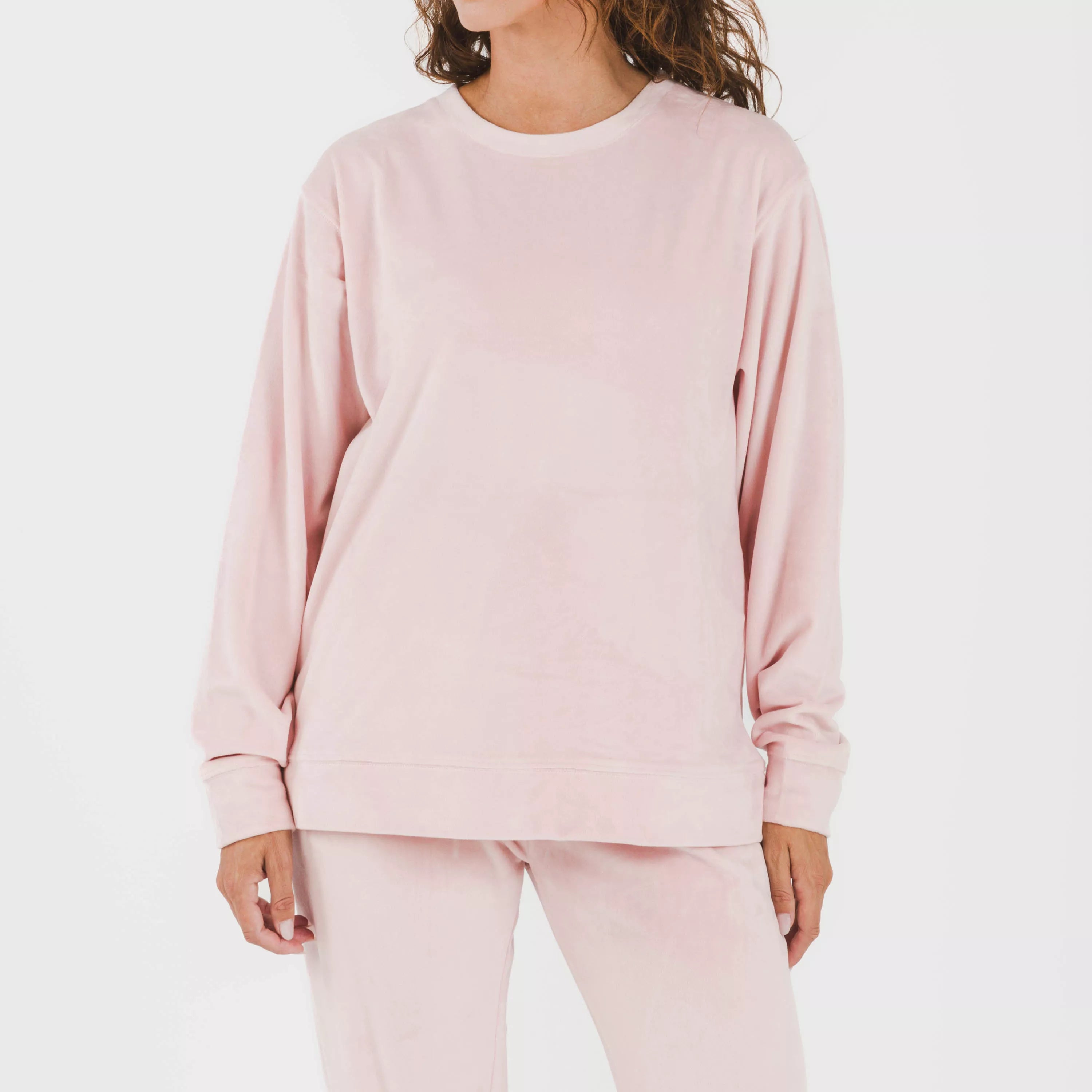 PIGIAMA LUNGO IN VELLUTO SEMPLICE