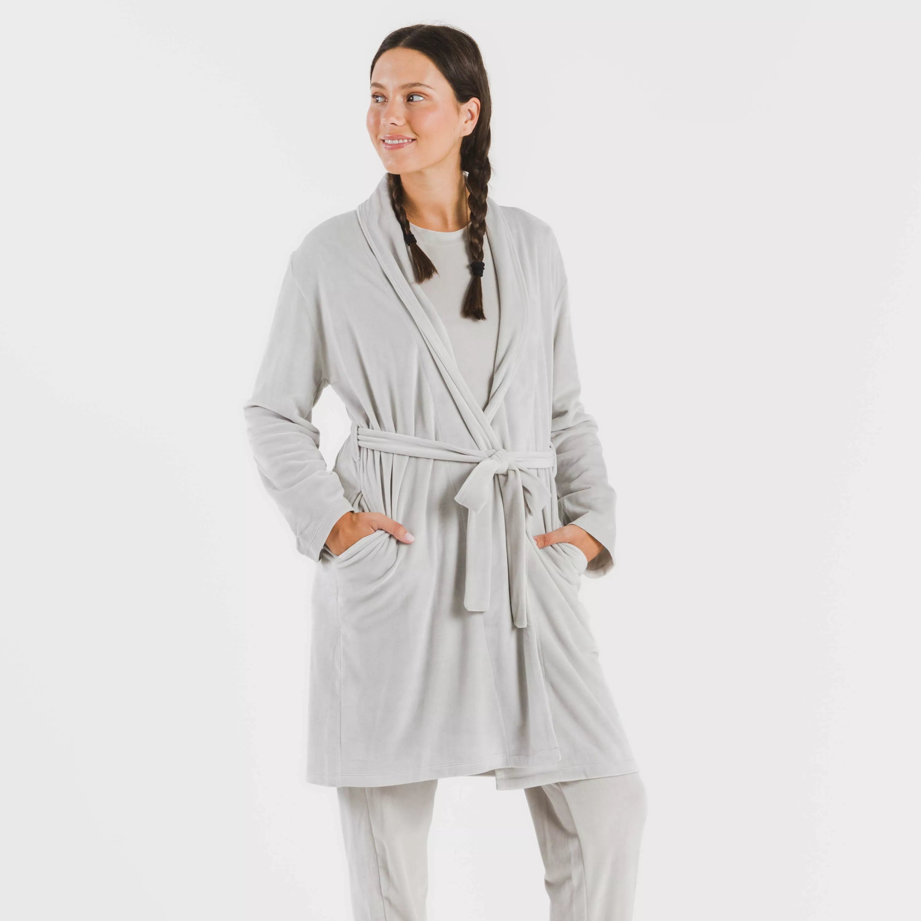 VESTAGLIA IN VELLUTO SEMPLICE