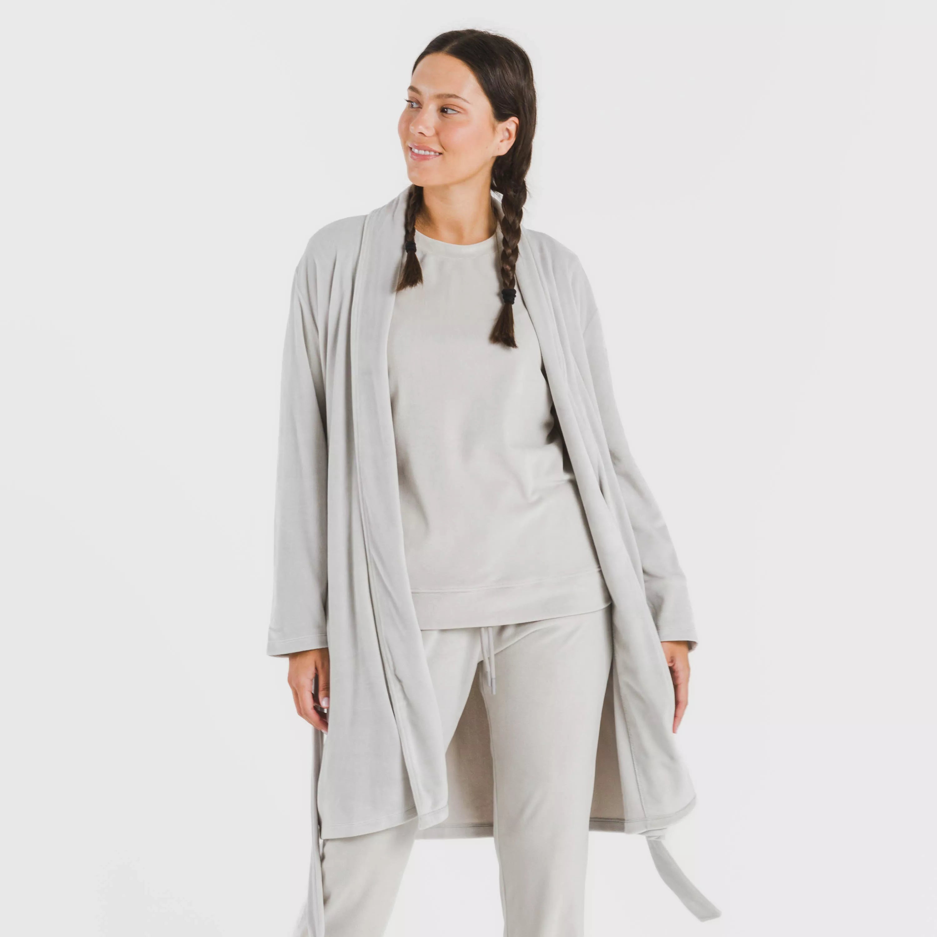 VESTAGLIA IN VELLUTO SEMPLICE