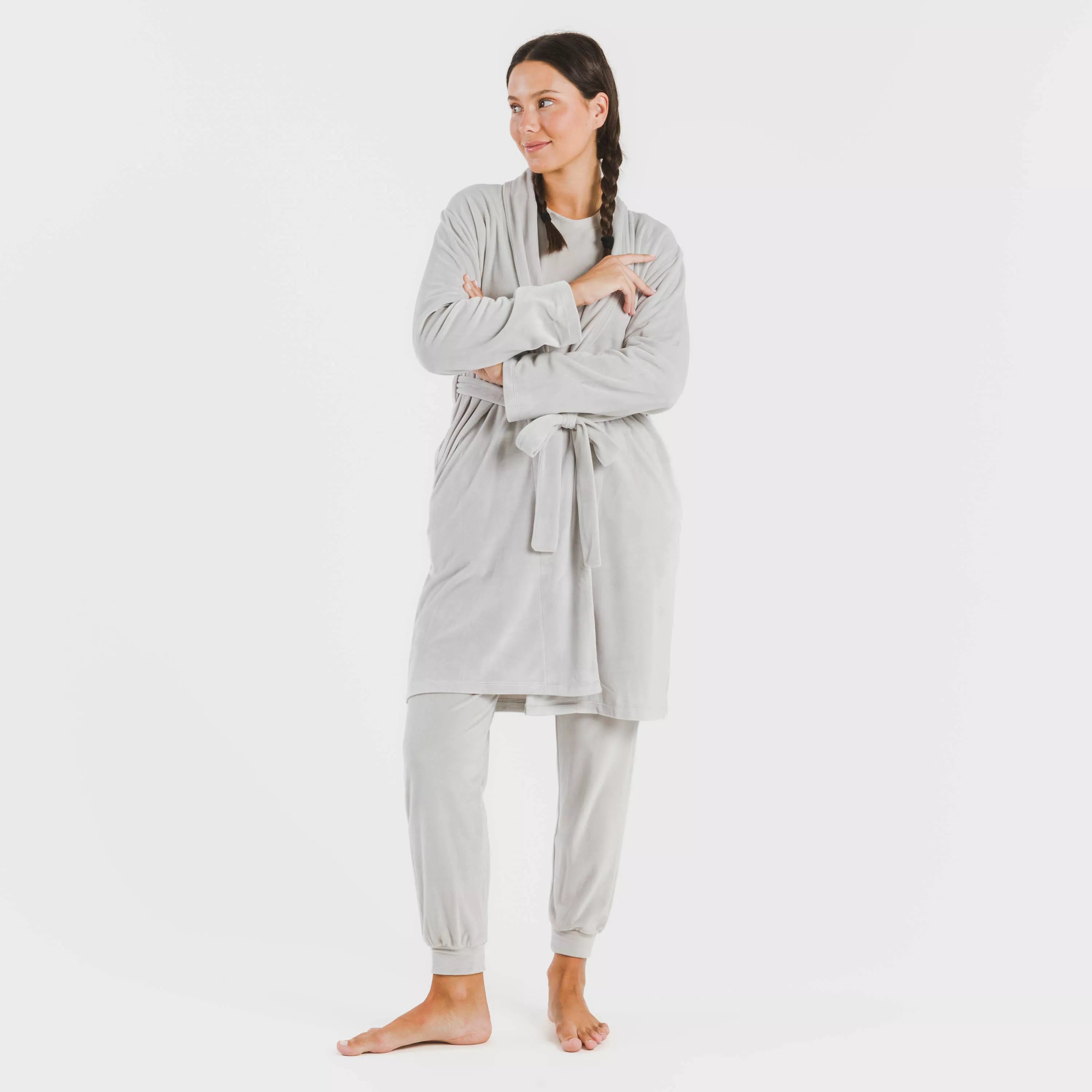 VESTAGLIA IN VELLUTO SEMPLICE