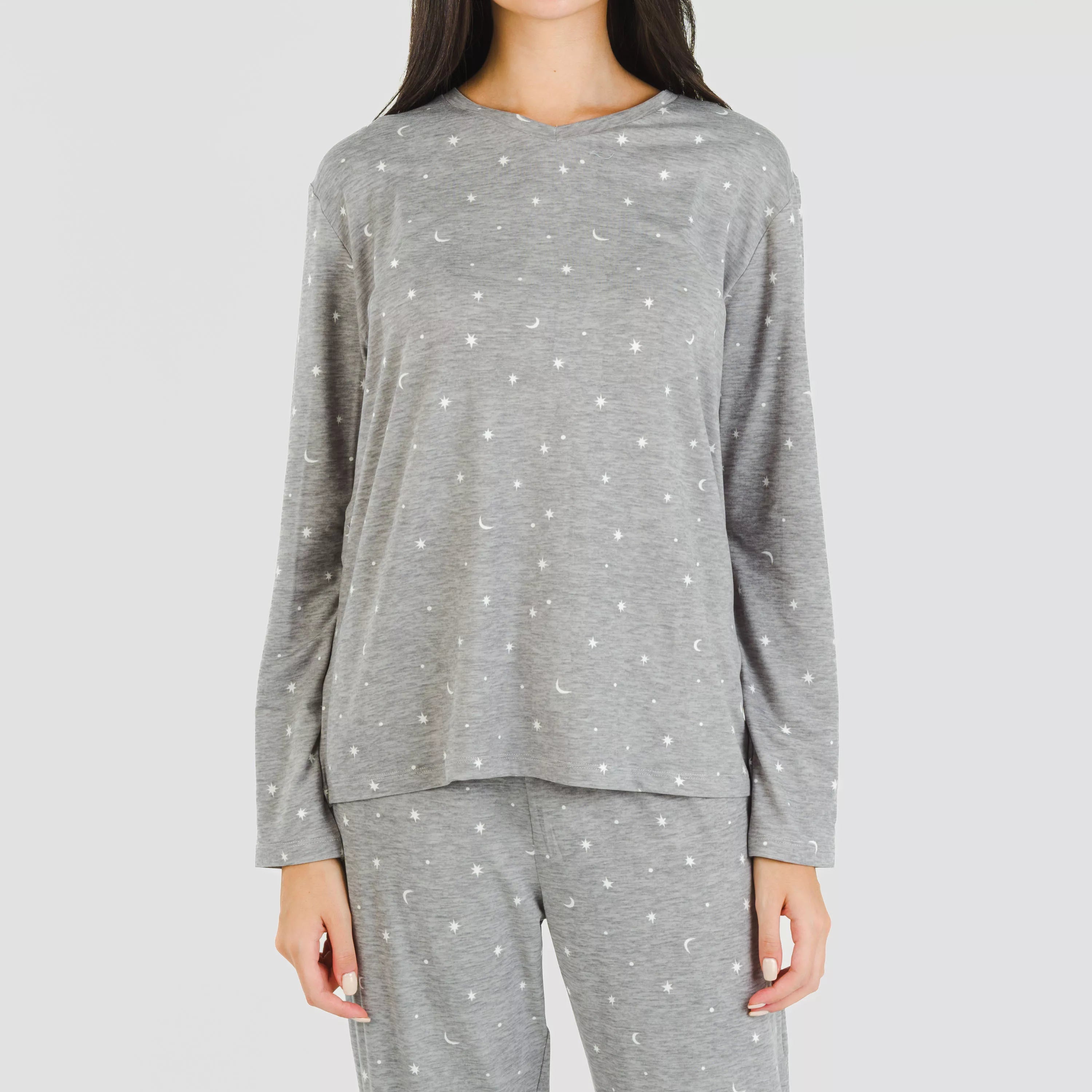 Pigiama lungo da donna, Ambra morbida