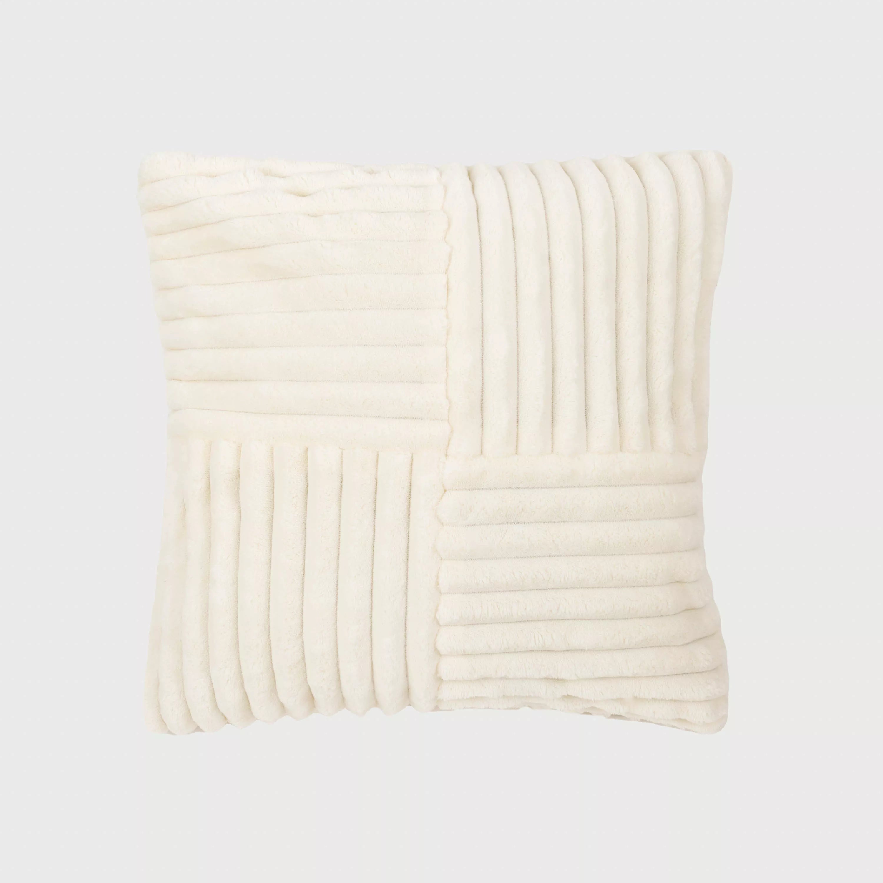 CUSCINO IN VELLUTO A COSTE CON CAPELLI INCROCIATI