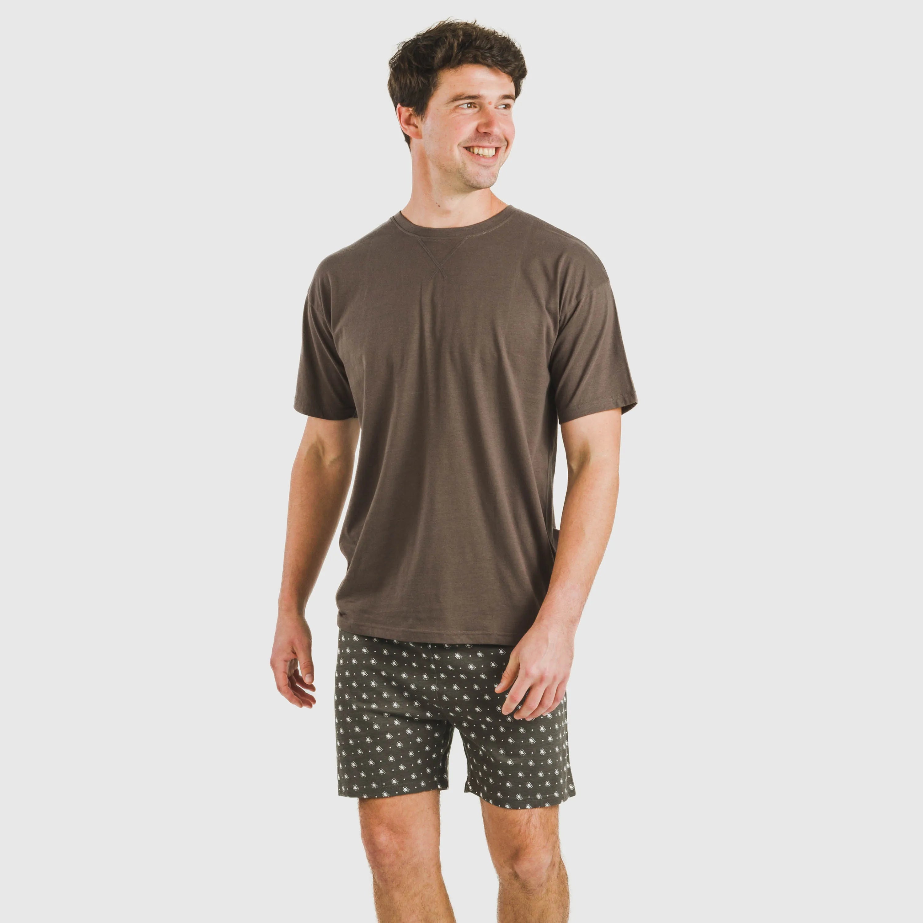 PIGIAMA CORTO DA UOMO ALG IN CASHMERE