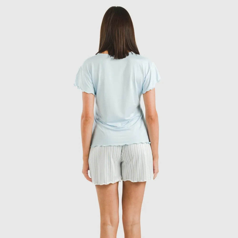 Pigiama a righe da donna CRT M/FLUID SOFT BILL