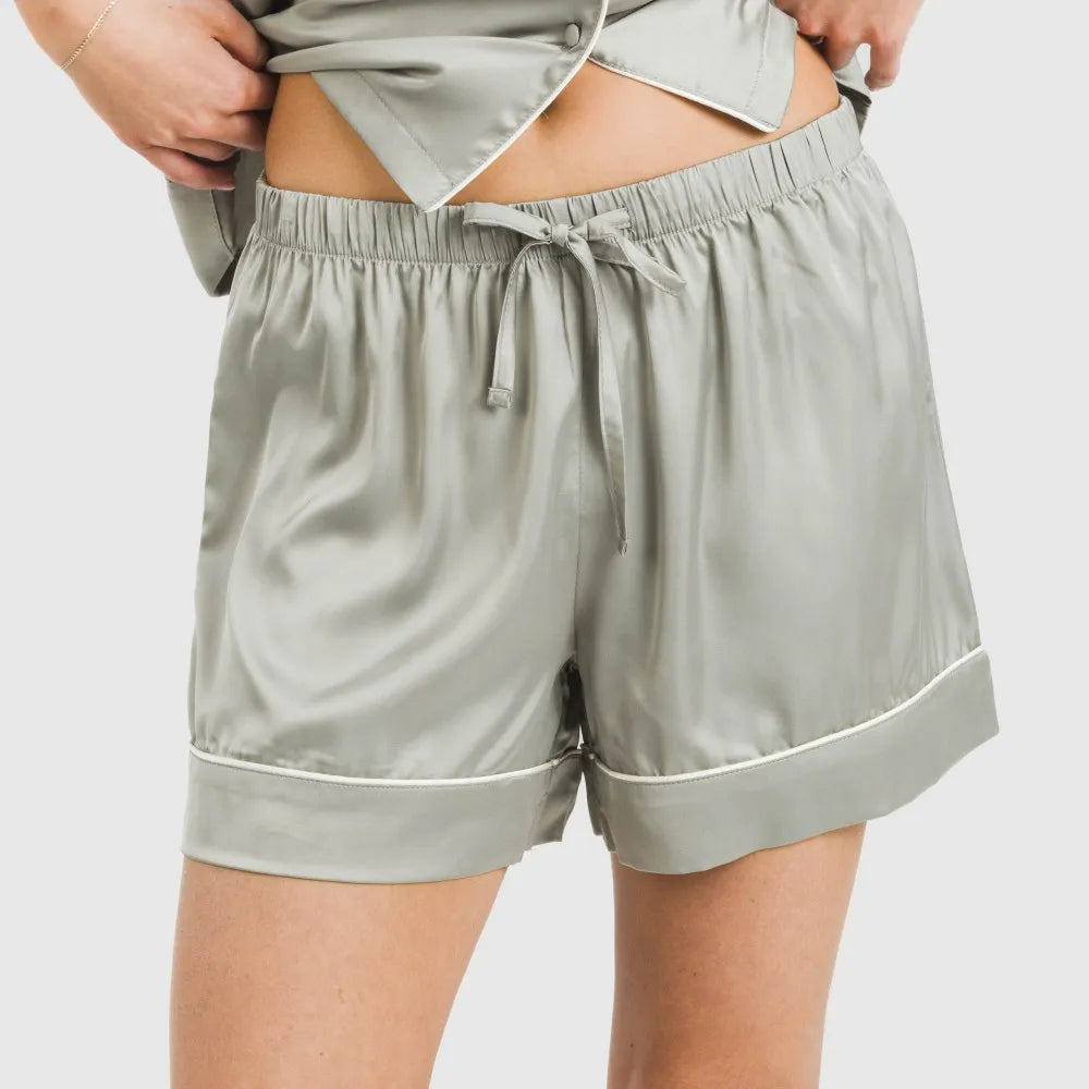 PIGIAMA DA DONNA IN RASO CRT M/C