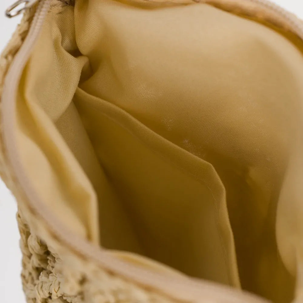 BORSA ROTONDA IN RAFIA