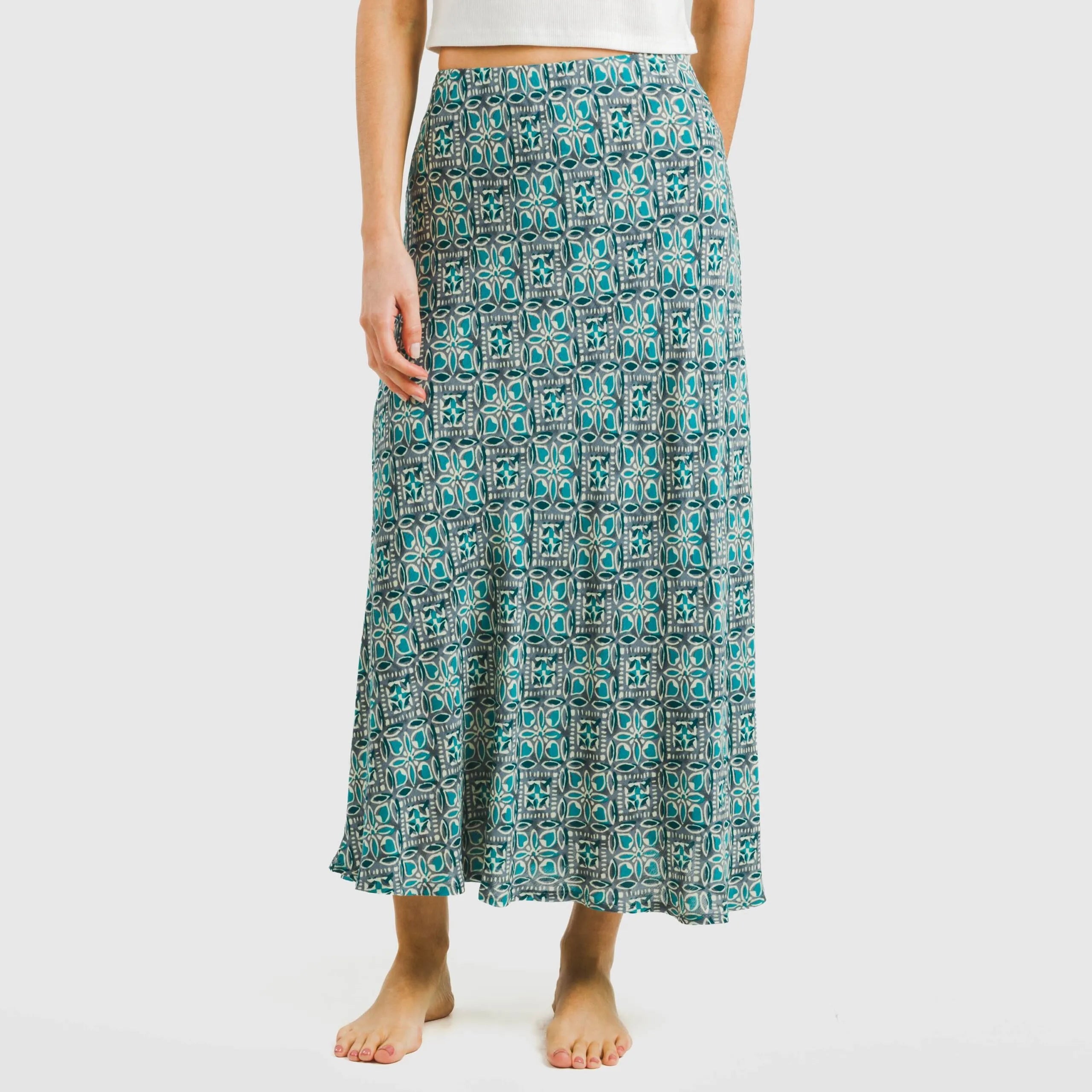 GONNA MIDI BAMBULA MALURA IN VISCOSA