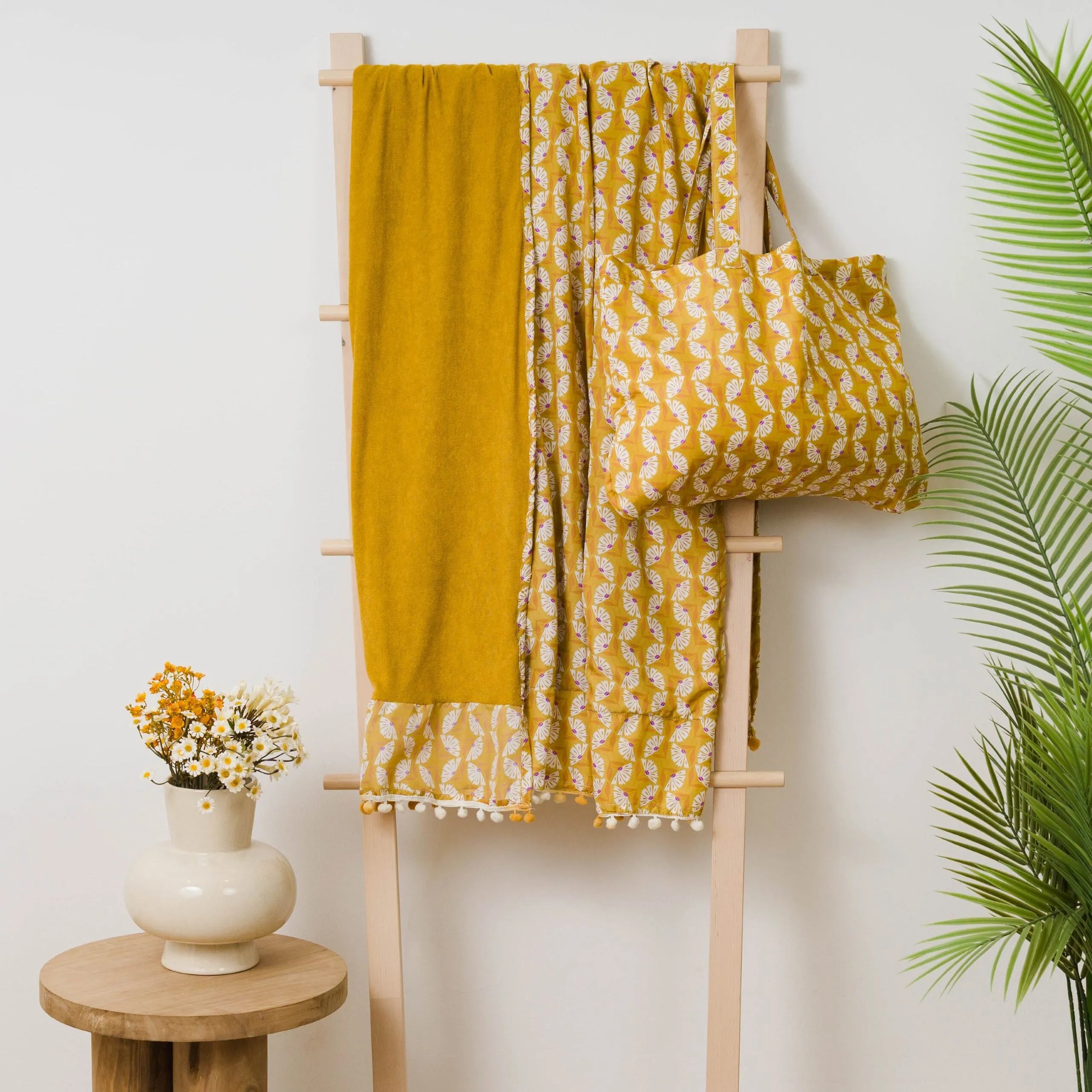 CONFEZIONE ASCIUGAMANO PAREO + BORSA CALSITA