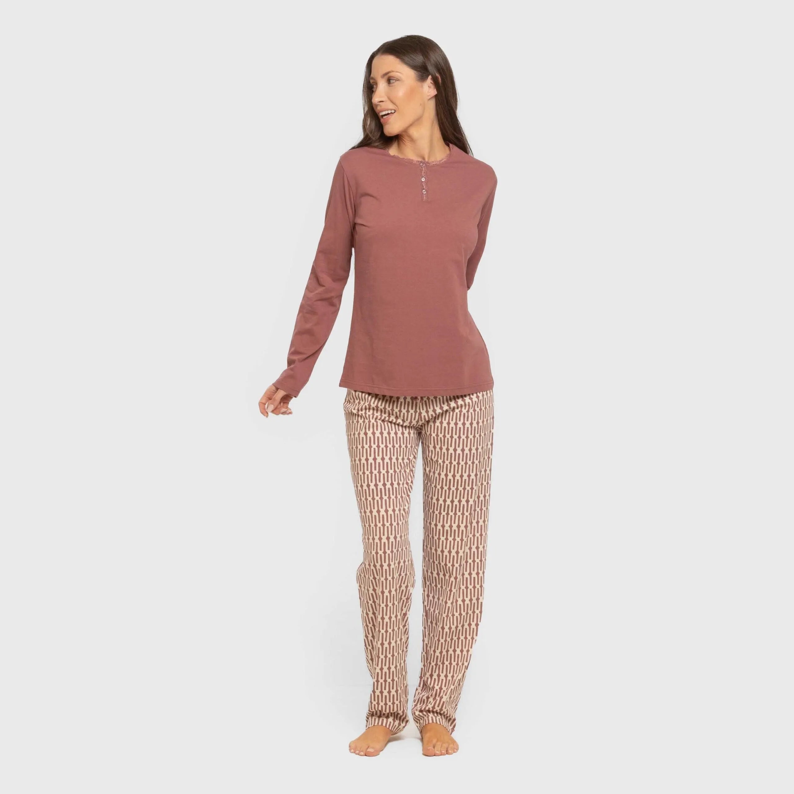 PIGIAMA LUNGO DA DONNA EUCALYPTUS