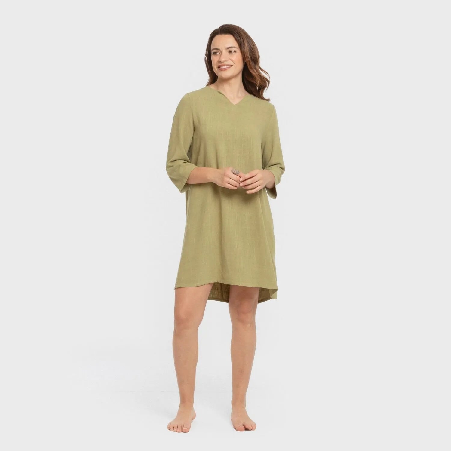 CAMICIA IN LINO SEMPLICE DA DONNA