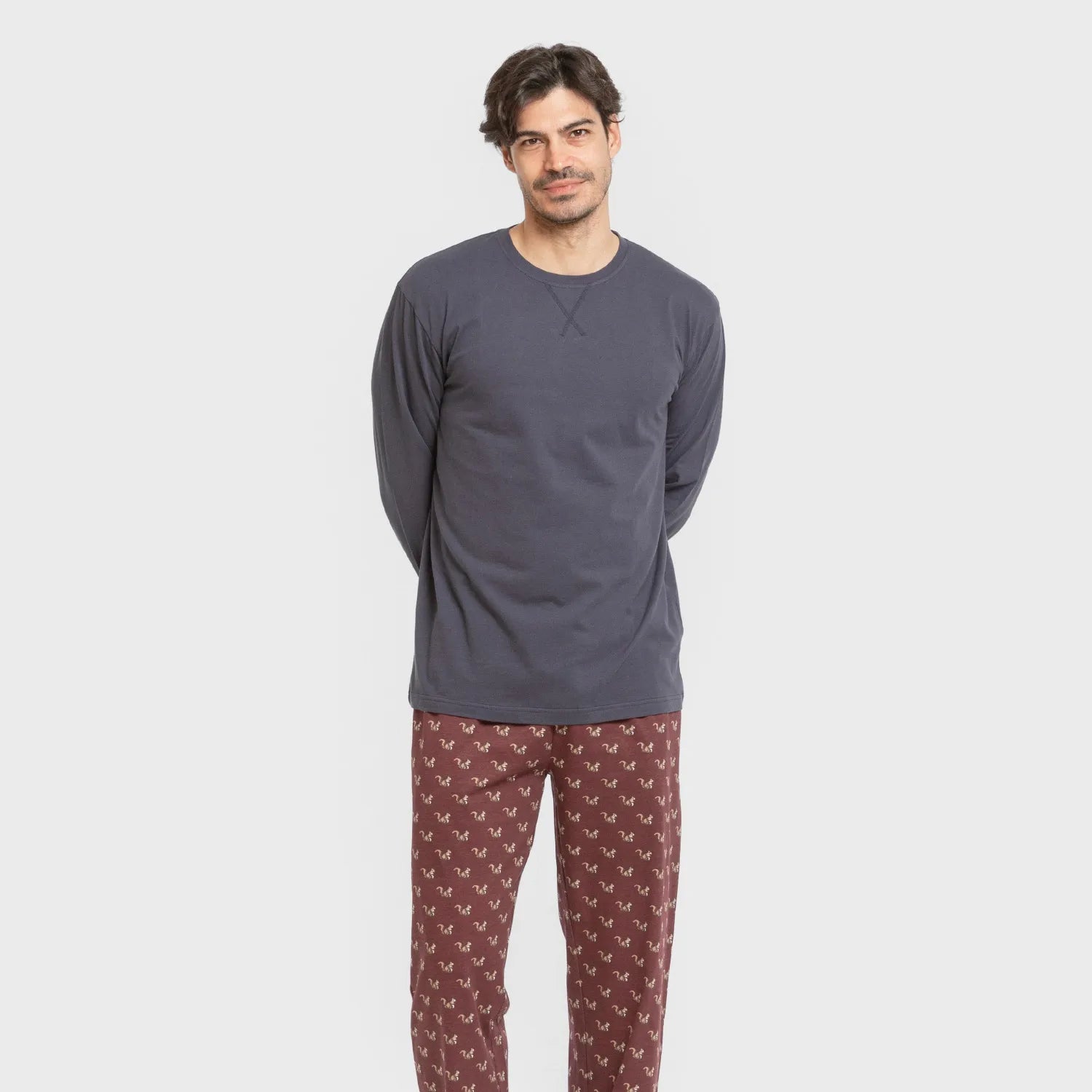 PIGIAMA LUNGO DA UOMO SQUIRREL