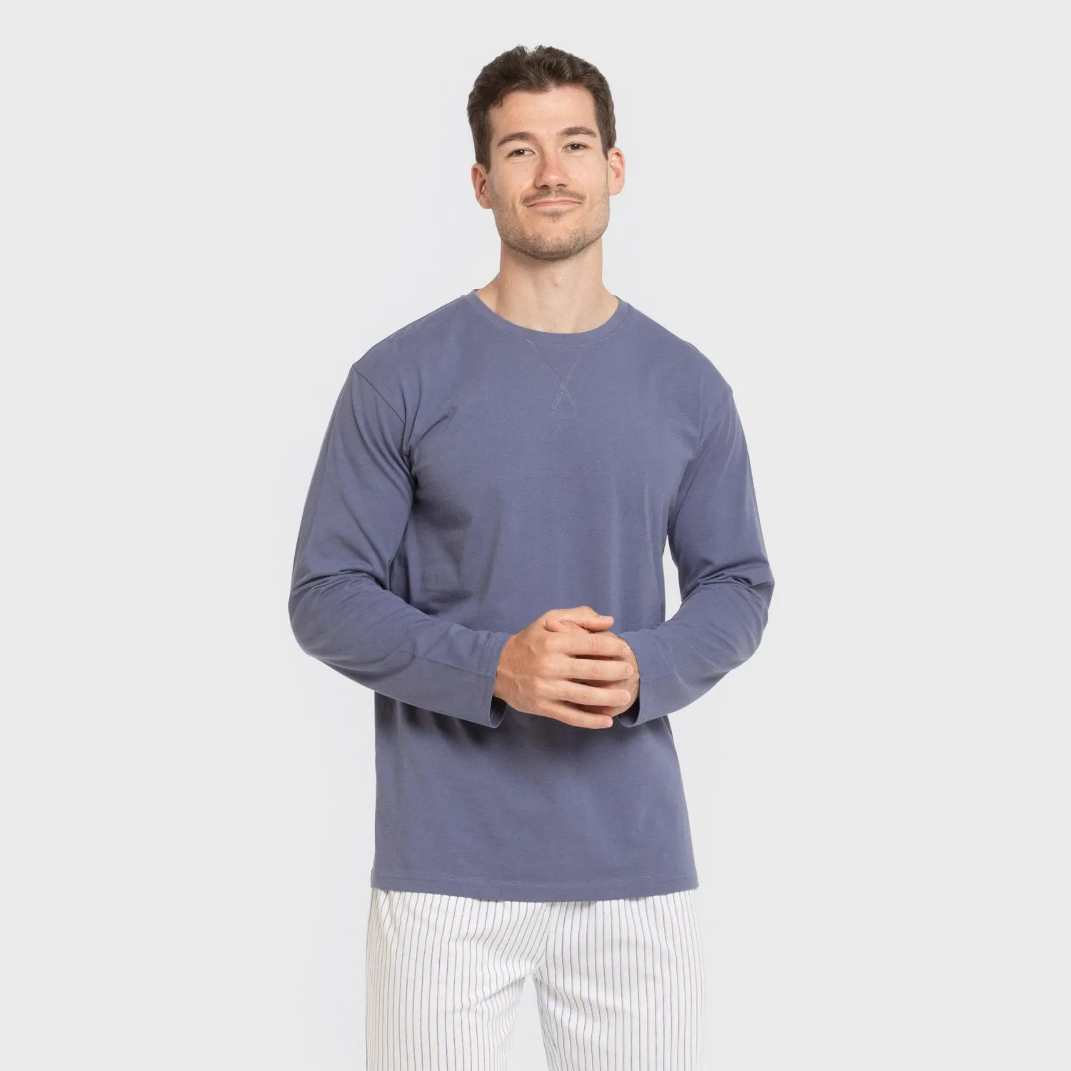 PIGIAMA LUNGO DA UOMO FANDI A RIGHE