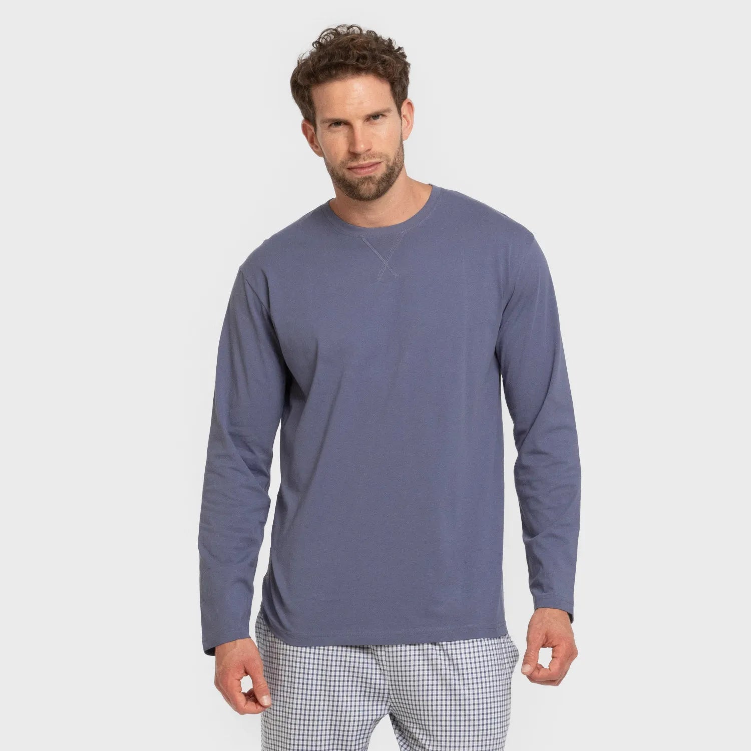 PIGIAMA LUNGO DA UOMO A QUADRI SAUL