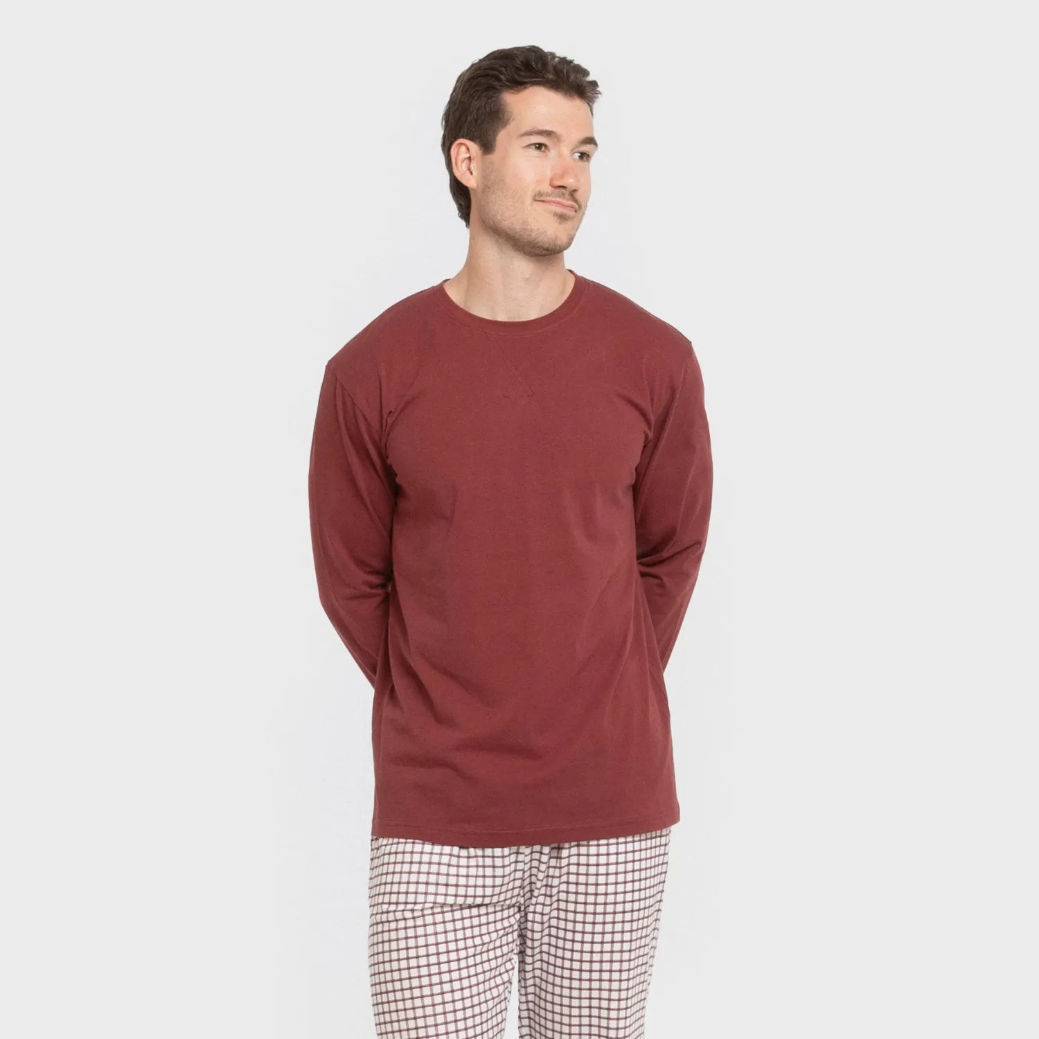 PIGIAMA LUNGO DA UOMO A QUADRI MICHAEL