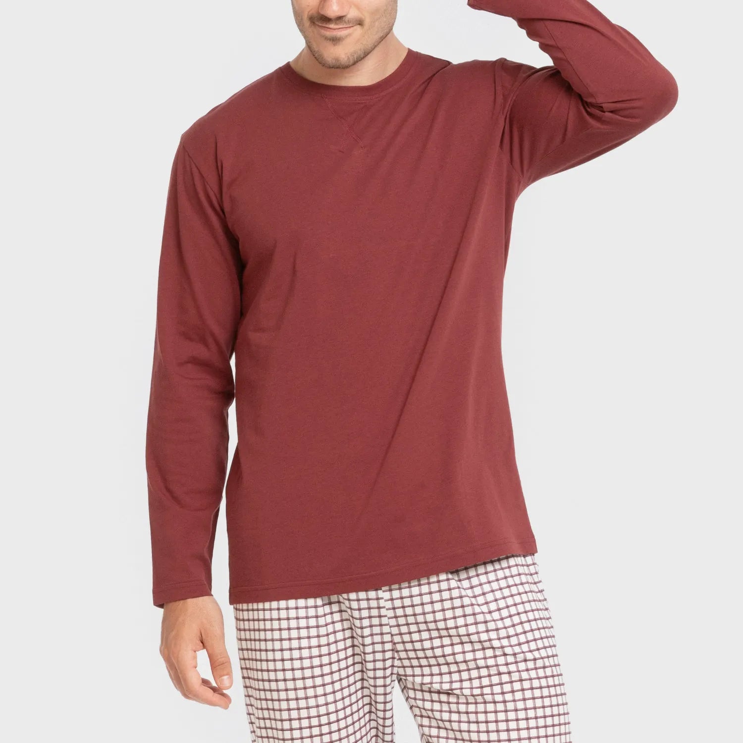 PIGIAMA LUNGO DA UOMO A QUADRI MICHAEL