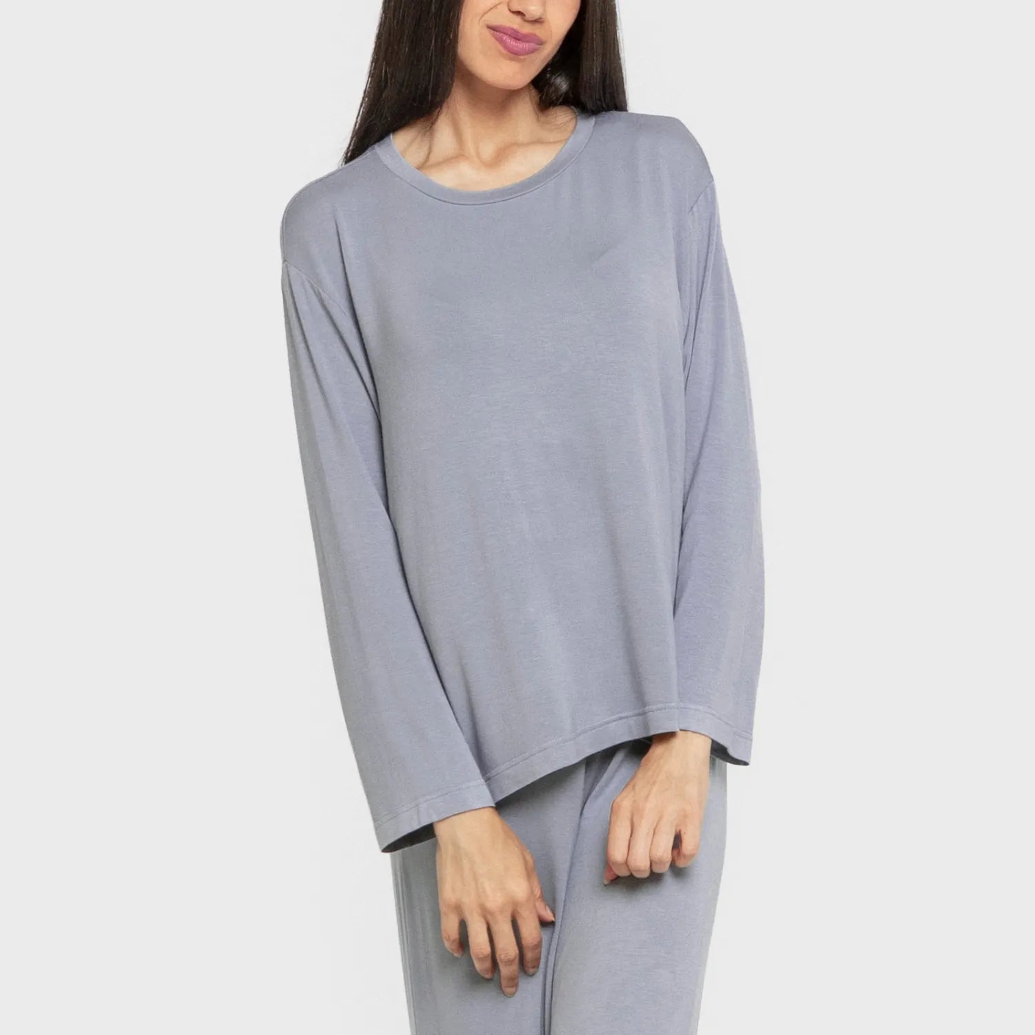 PIGIAMA LUNGO IN VISCOSA DA DONNA SEMPLICE