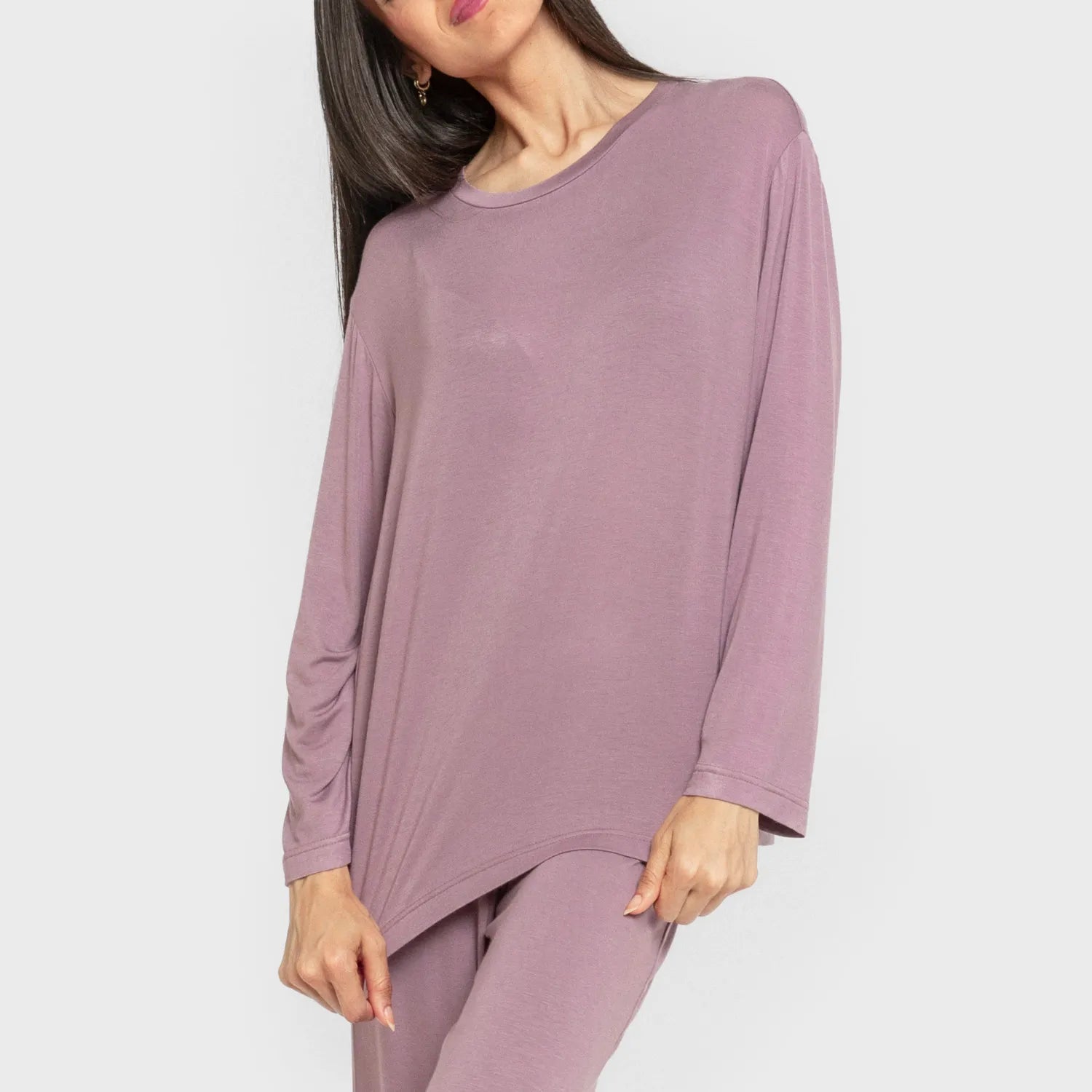 PIGIAMA LUNGO IN VISCOSA DA DONNA SEMPLICE