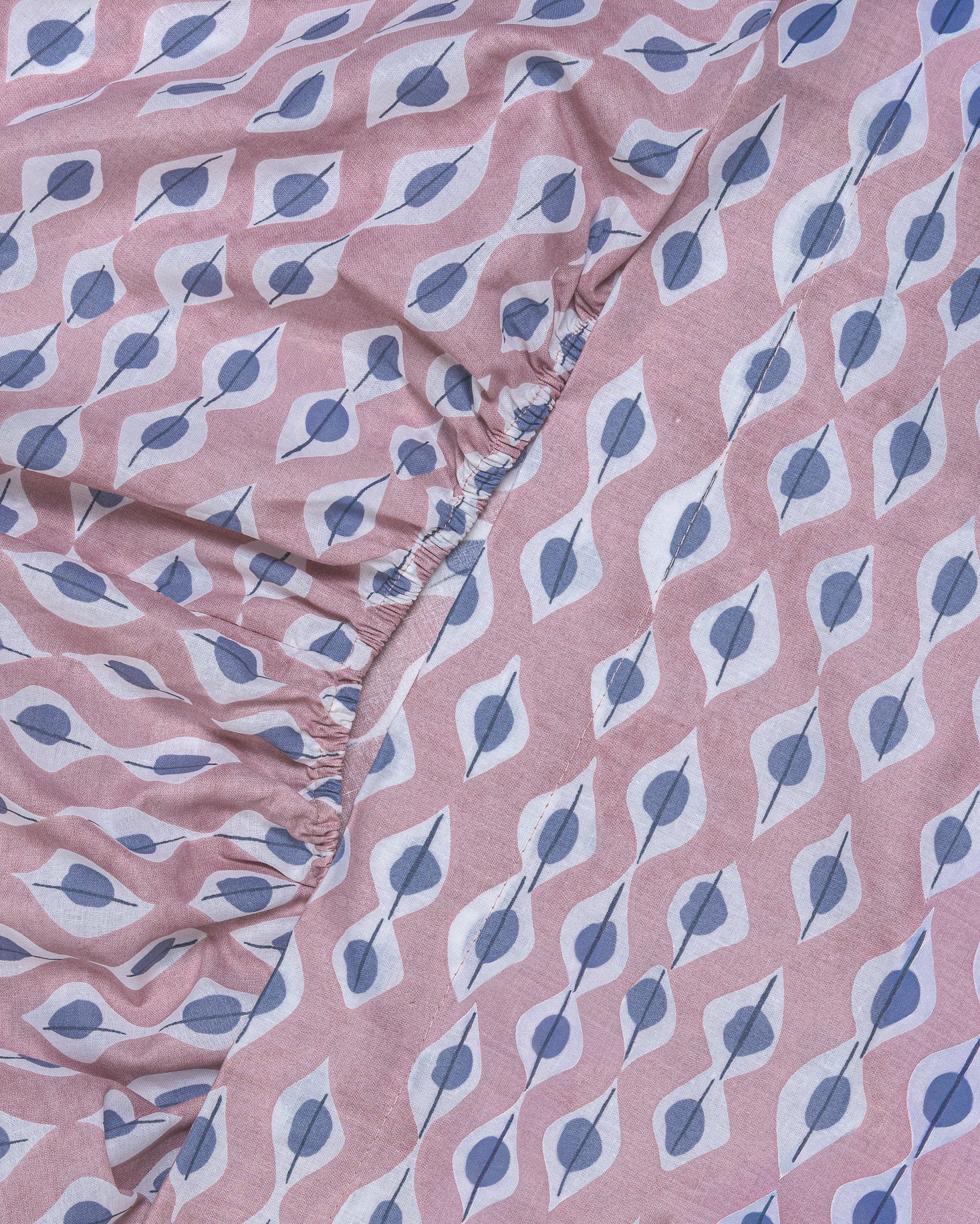 Jogo de lençóis de algodão Concha malva