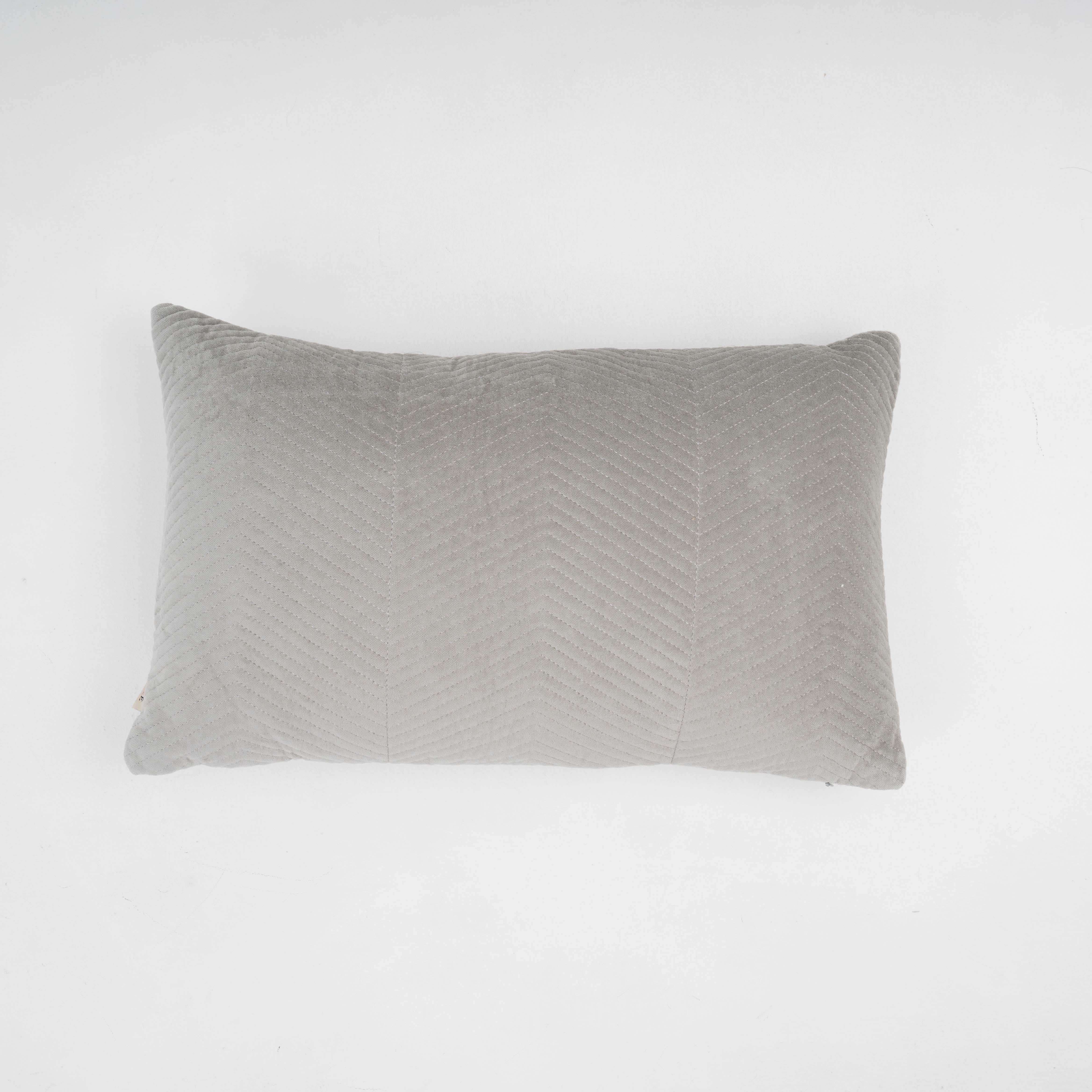 Cojín cuadrante terciopelo algodón Hungria verde seco - funda + relleno