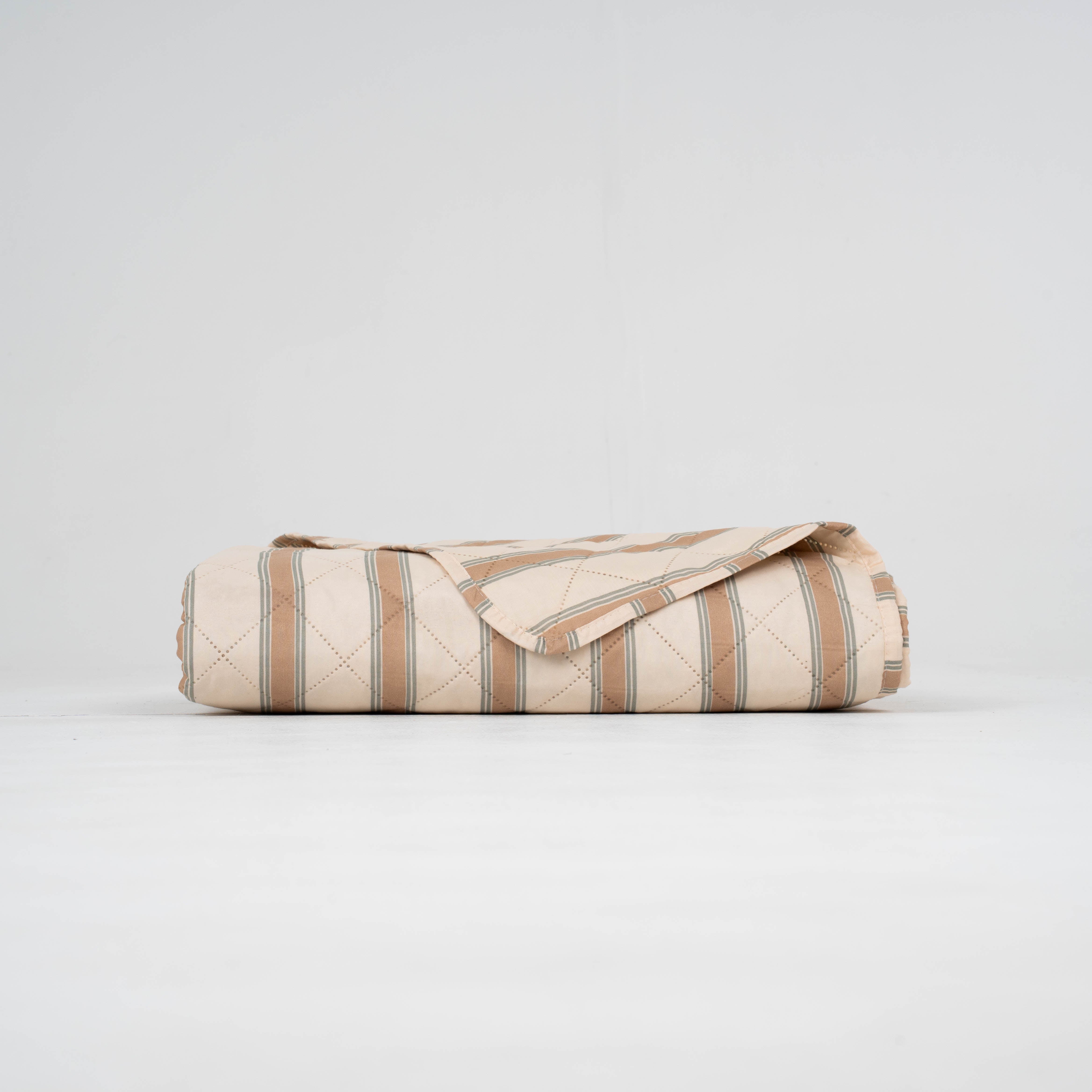 Colcha Bouti Raya Sitges Topo - Verde Seco