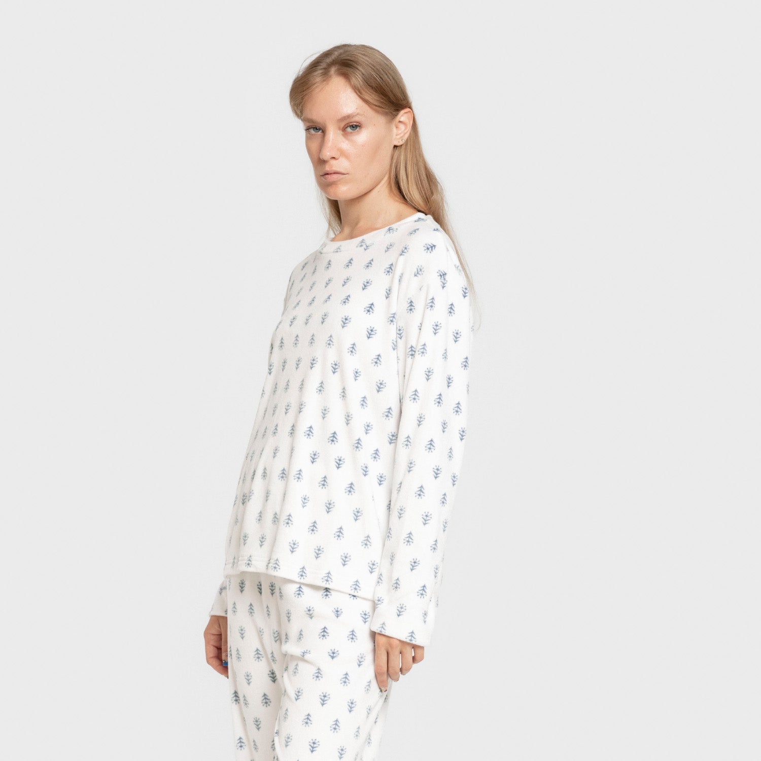 Pijama terciopelo super soft mujer Nemo indigo