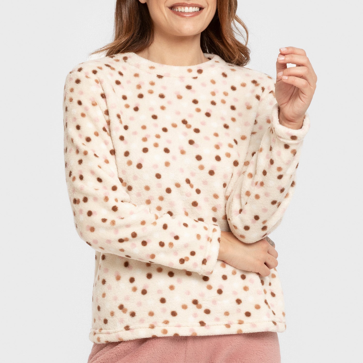 Pijama coral Janice malva